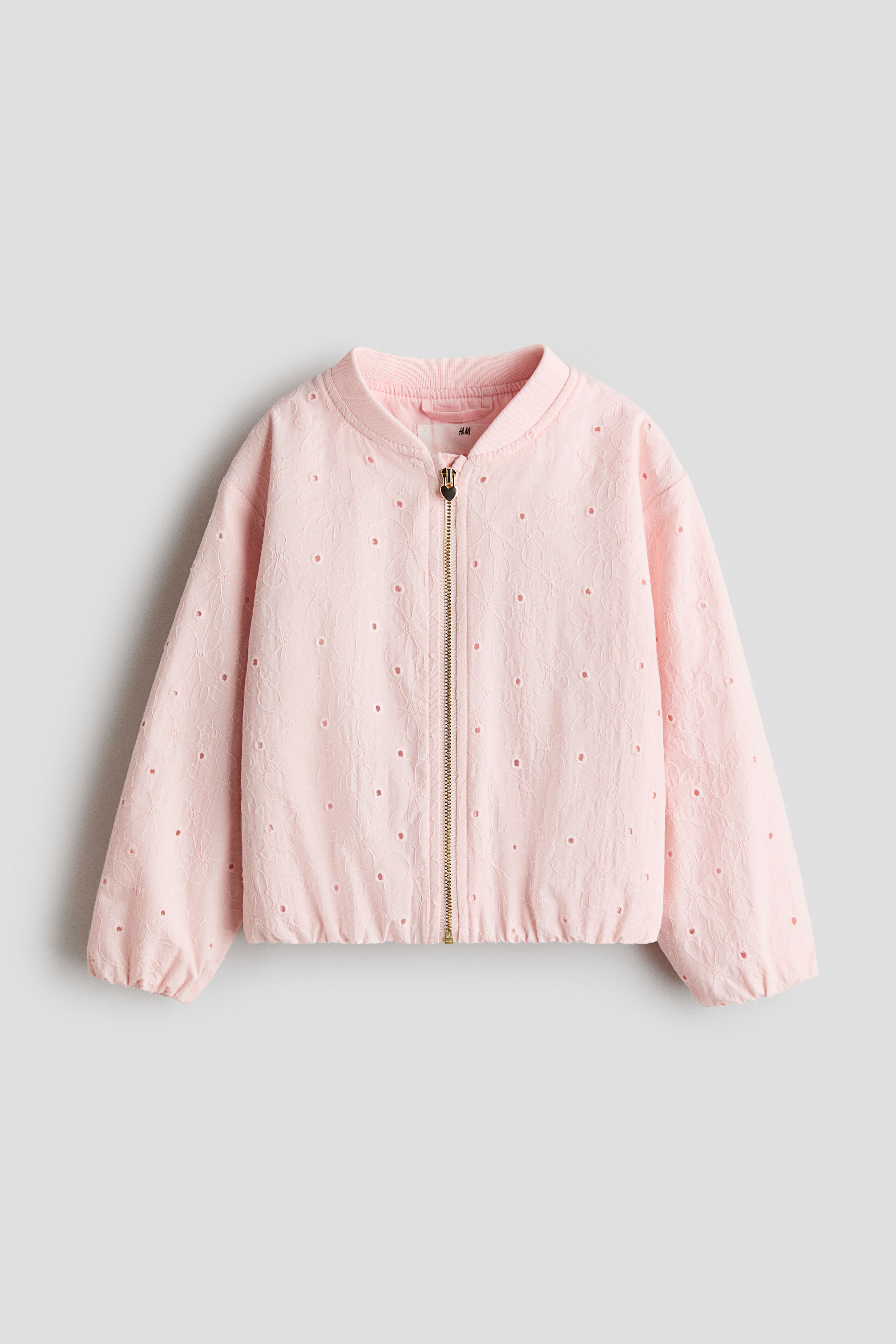 Broderie anglaise blouson jacket