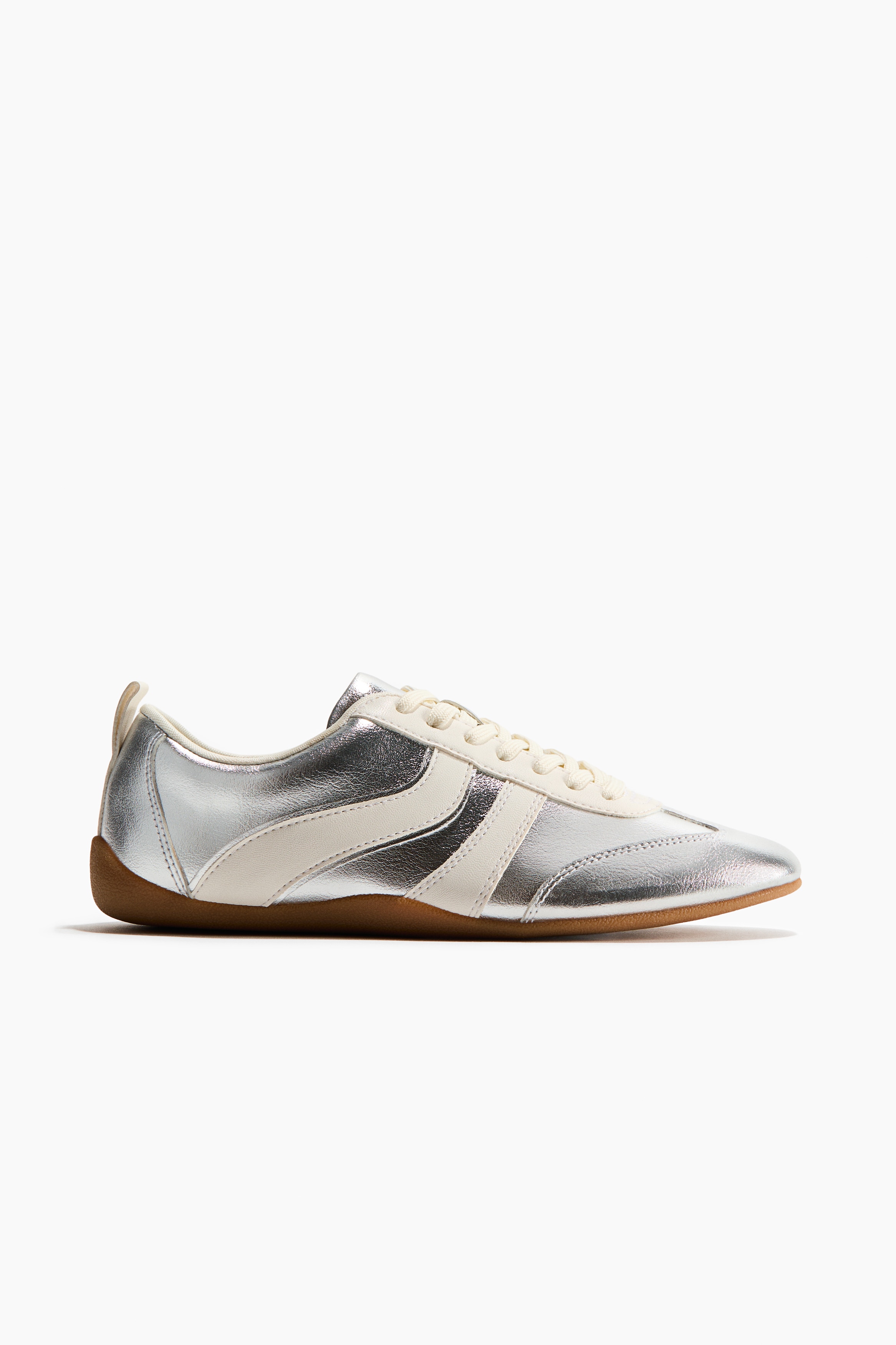 Trainers - Silver/Vit/Ljusbeige/Beige