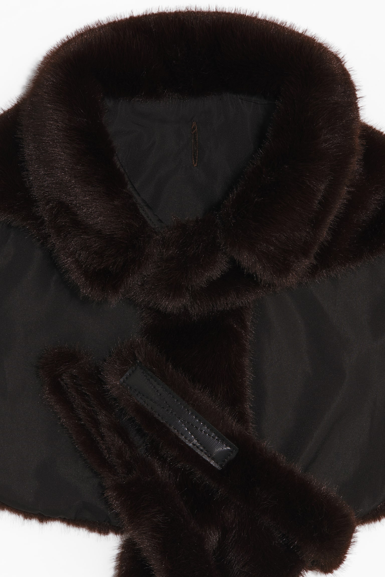 Fuffy dog coat - Dark brown - 5