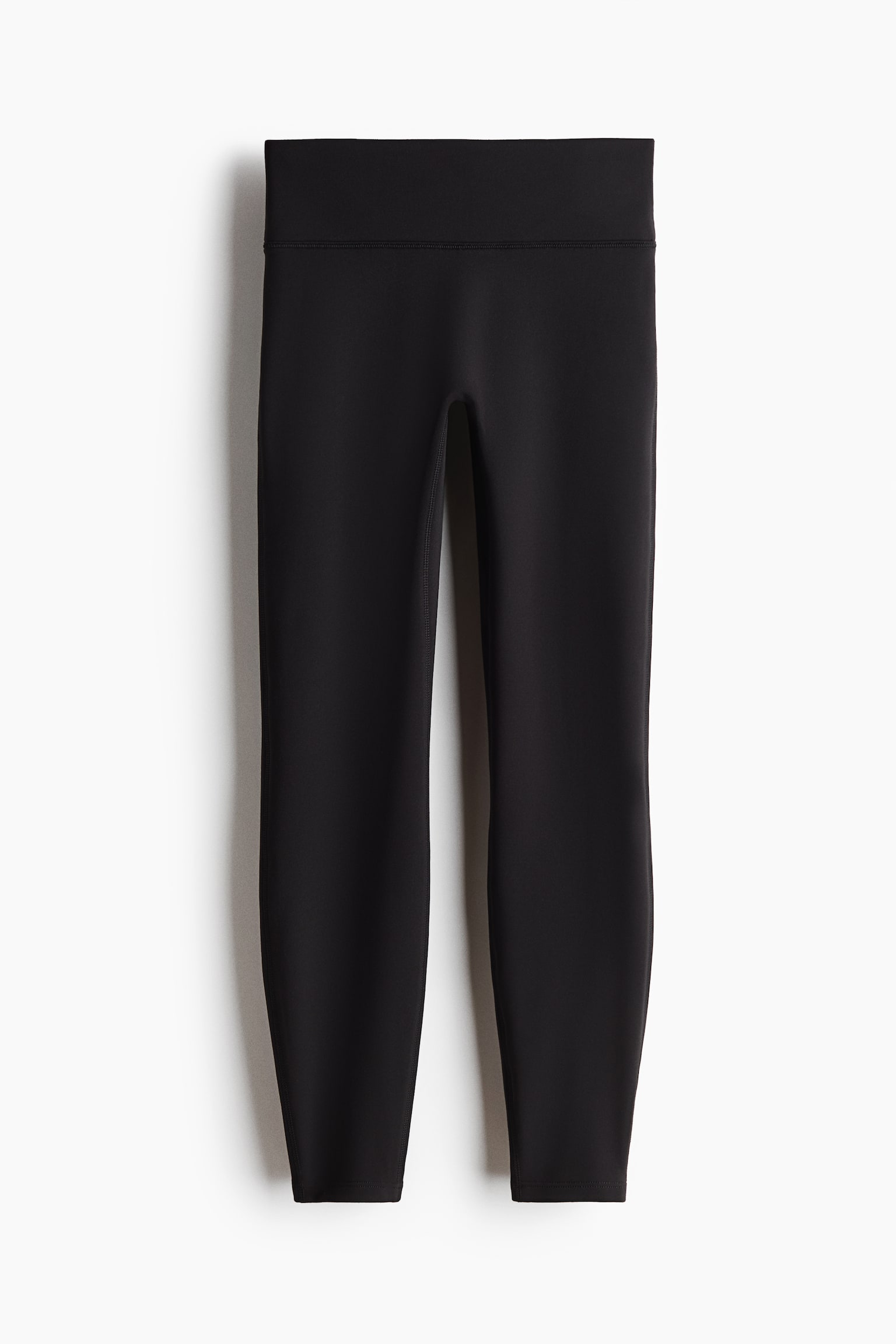 Warming sports leggings with SoftMove™ Fleece - Black/Steel blue/Dark brown - 1