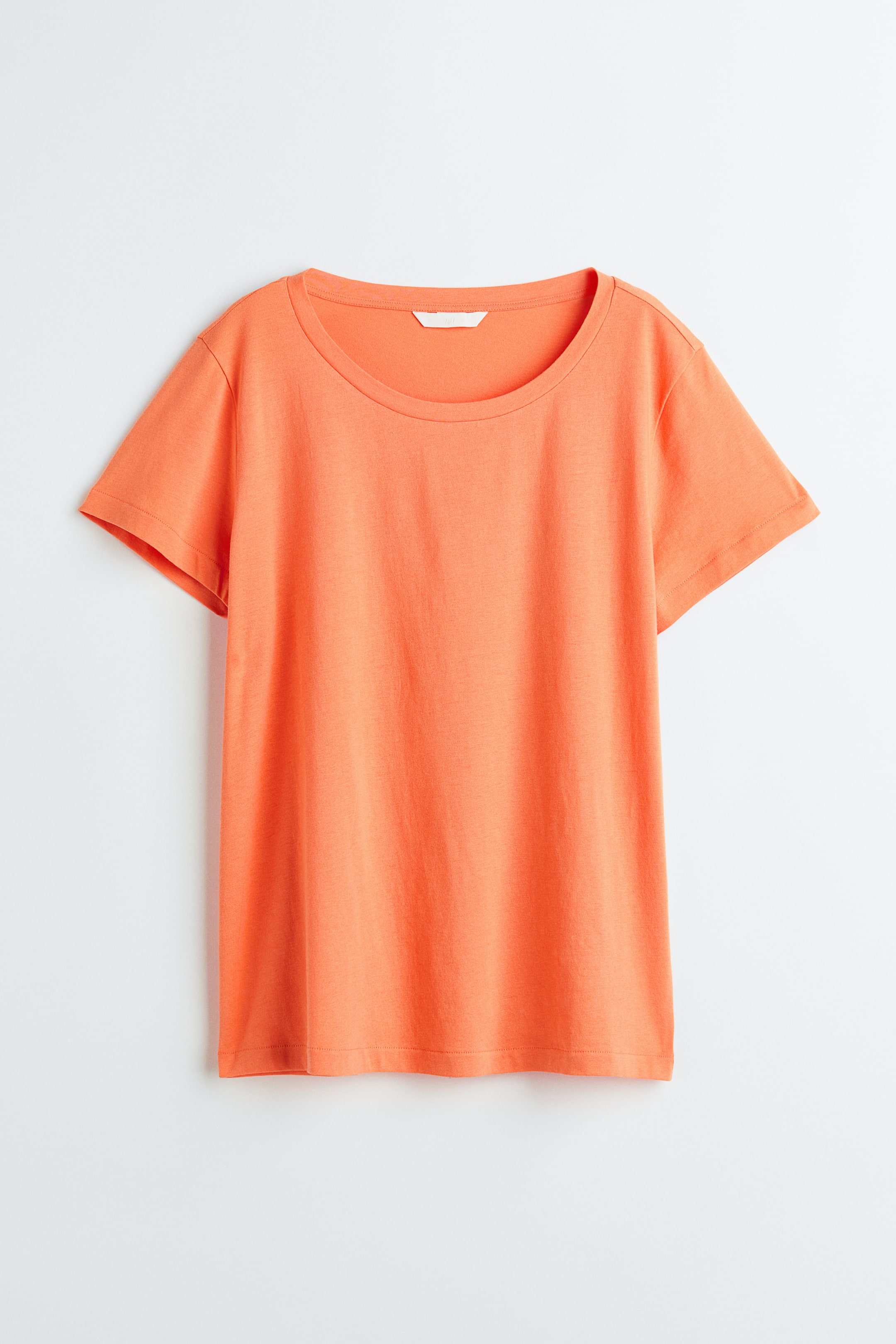 Xem ảnh lớn hơn: Áo thun cotton - Màu cam - Ladies | H&M VN 1