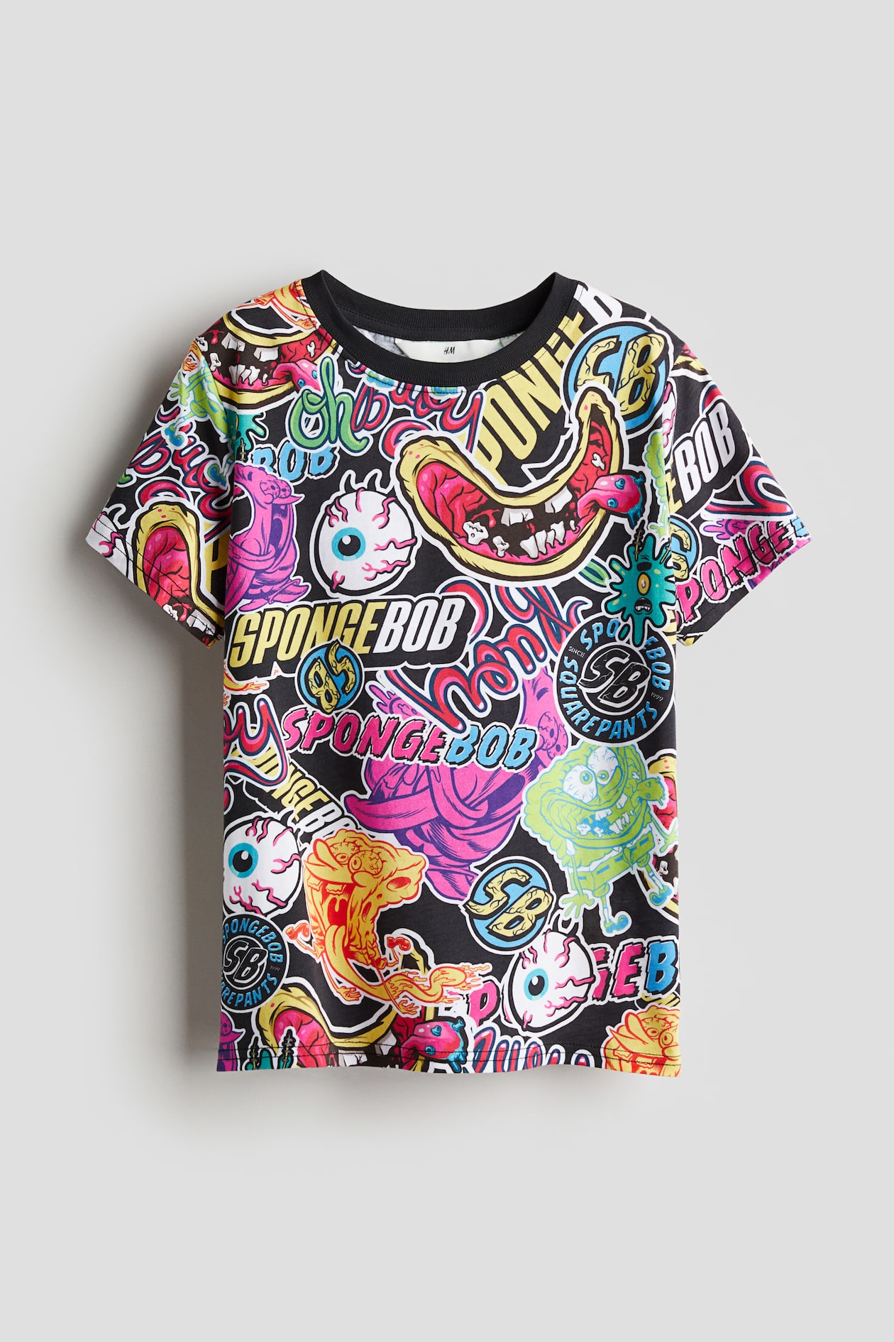 Spongebob Squarepants Felpa Spongebob E Patrick H\u0026amp;m T-shirt Con Stampa  Verde Polvere/Sponge Bob BAMBINO H\u0026M IT, image size:1260x1890