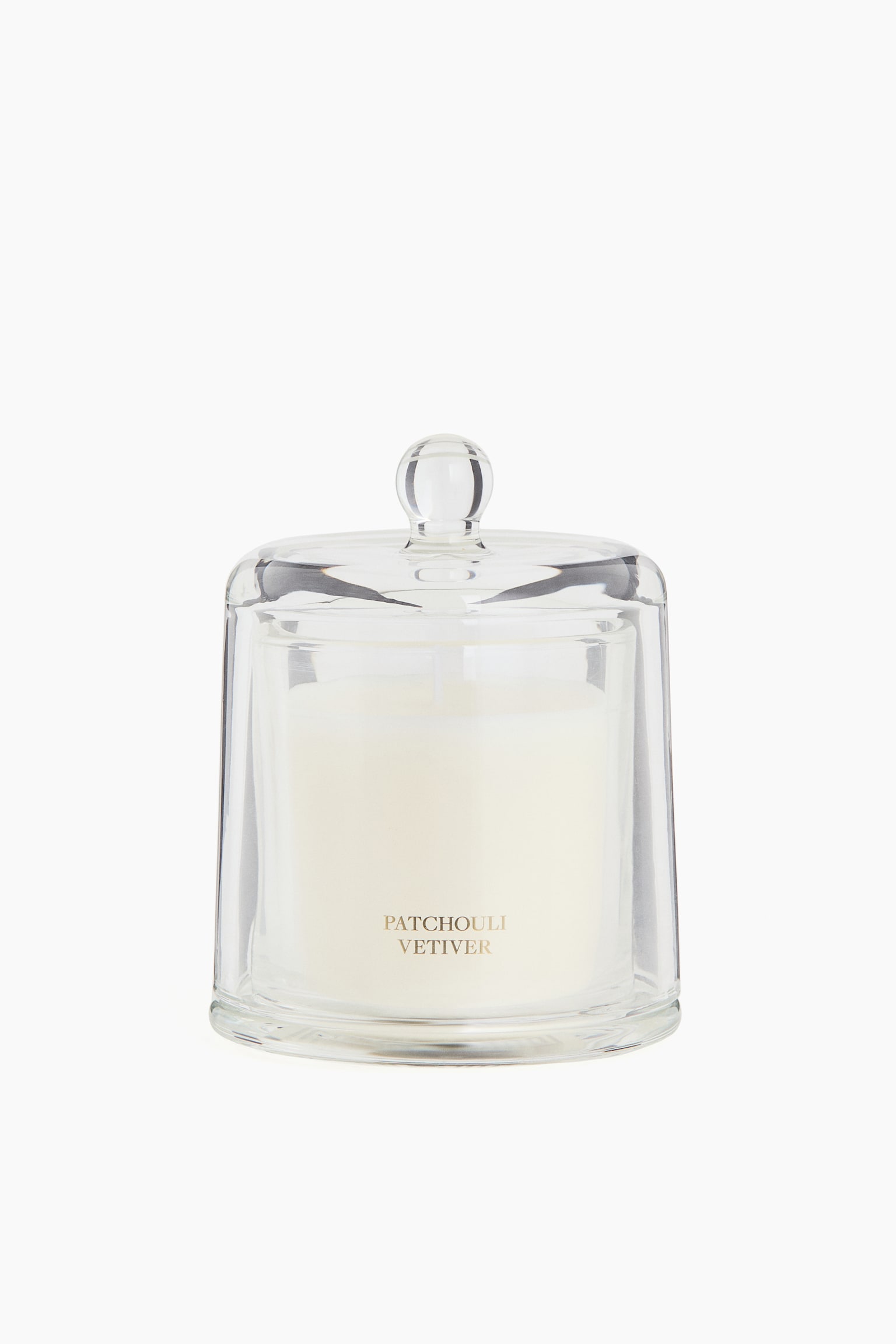 נר ריחני עם מכסה פעמון - Patchouli Vetiver/Rose Geranium/Cedarwood Pepper/Fig Leaves - 1