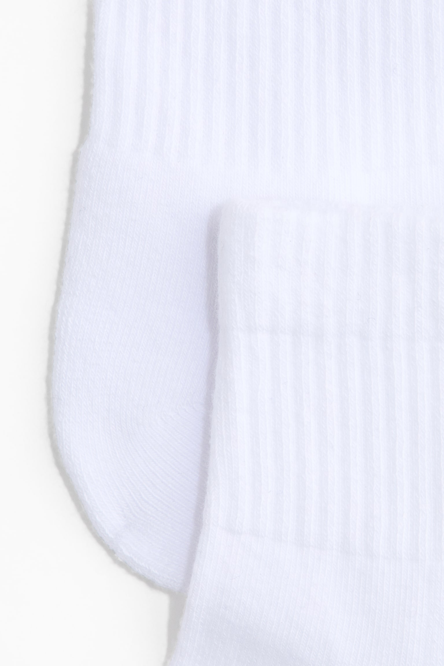 5-pack short socks with Lycra®-White - 2