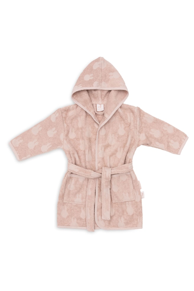 Badstof Badjas 3-4 Jaar - Nijntje - Miffy/wild Rose/Miffy/nougat - 1