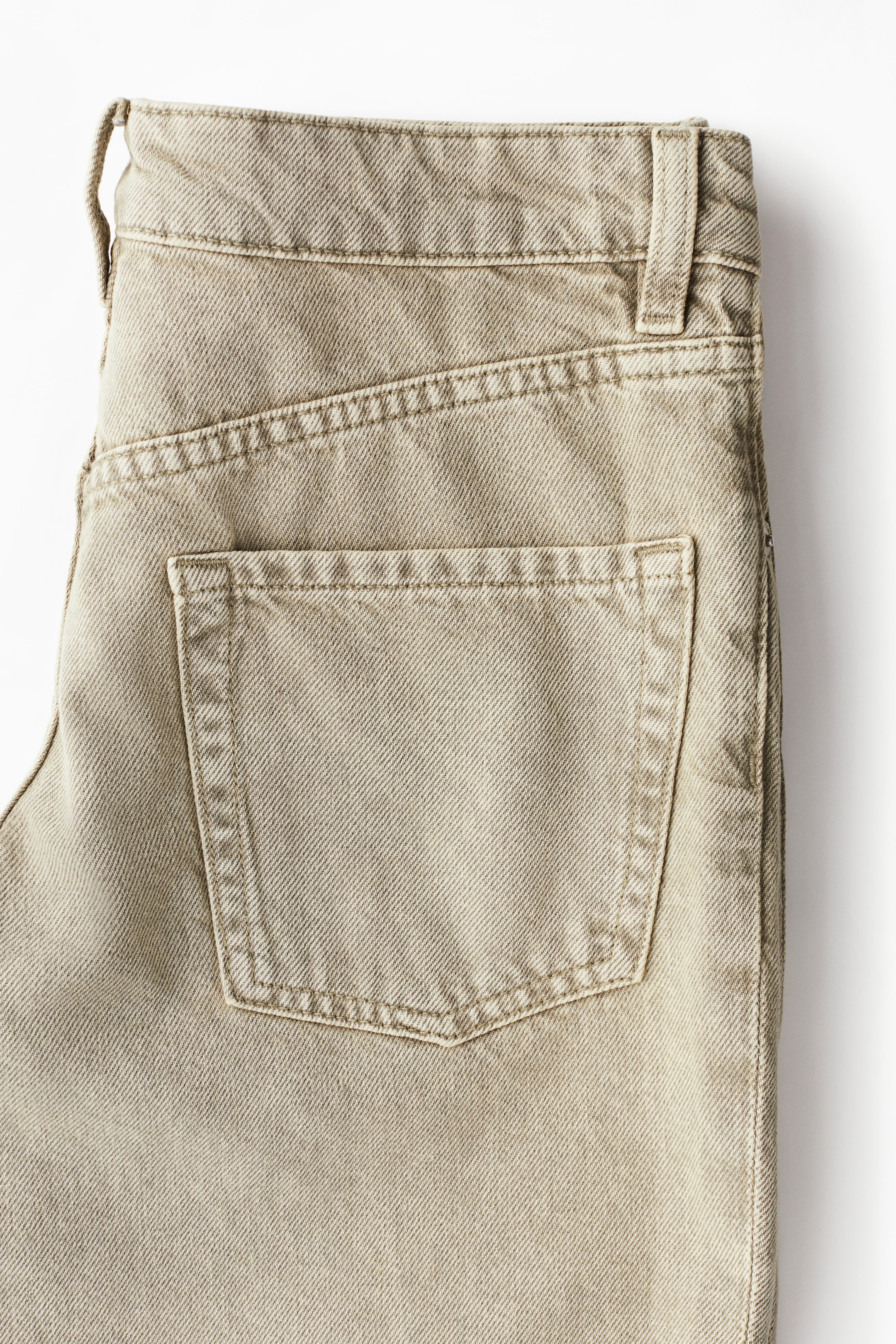 Straight Regular Jeans - Beige - Ladies | H&M GB 8