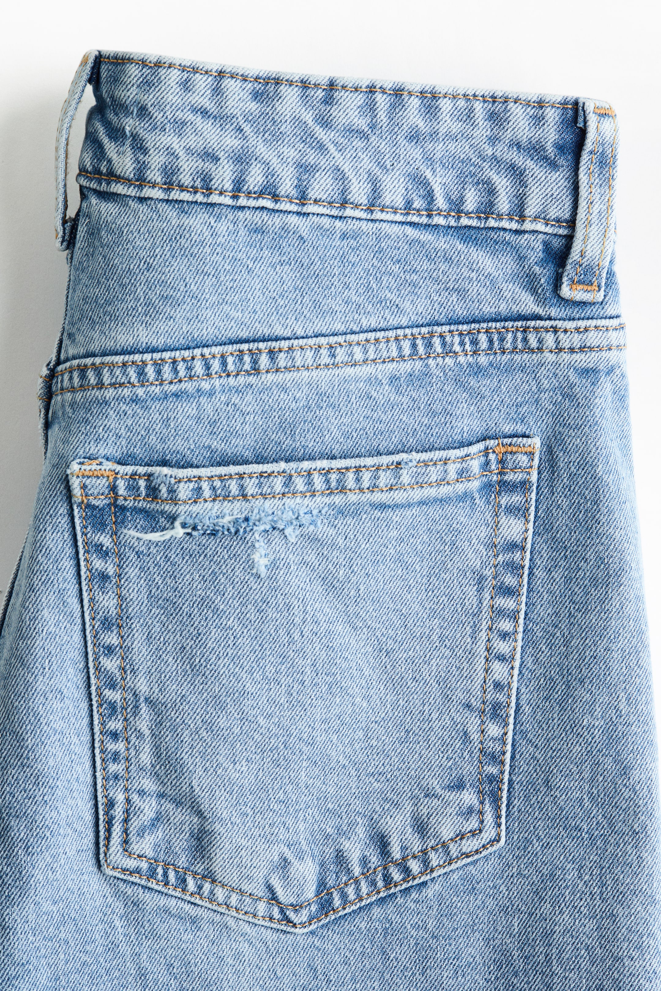이미지 확대 보기: Slim Fit Mom High Ankle Jeans - Light denim blue - 여성 | H&M KR 7