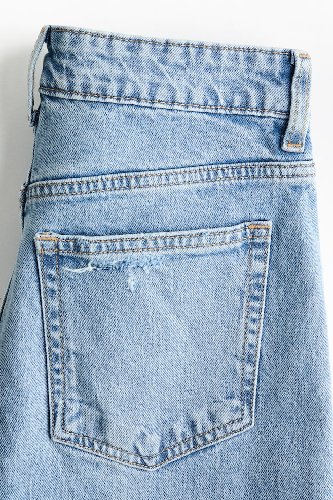 Mom Slim Fit High Waist Ankle Jeans - Bleu denim clair/Bleu denim/Gris denim foncé/Bleu denim/Bleu denim foncé/Blanc/Bleu denim foncé/Beige clair/Bleu denim/Bleu denim/Noir/Bleu denim foncé - 6