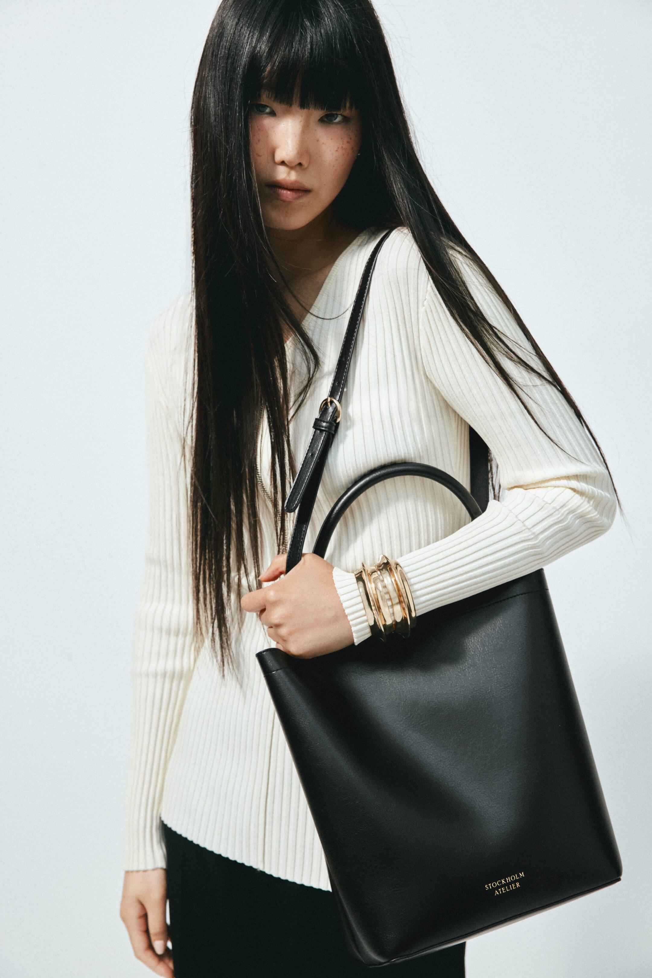 Переглянути збільшене зображення: Bucket bag - Чорний - Ladies | H&M UA 1
