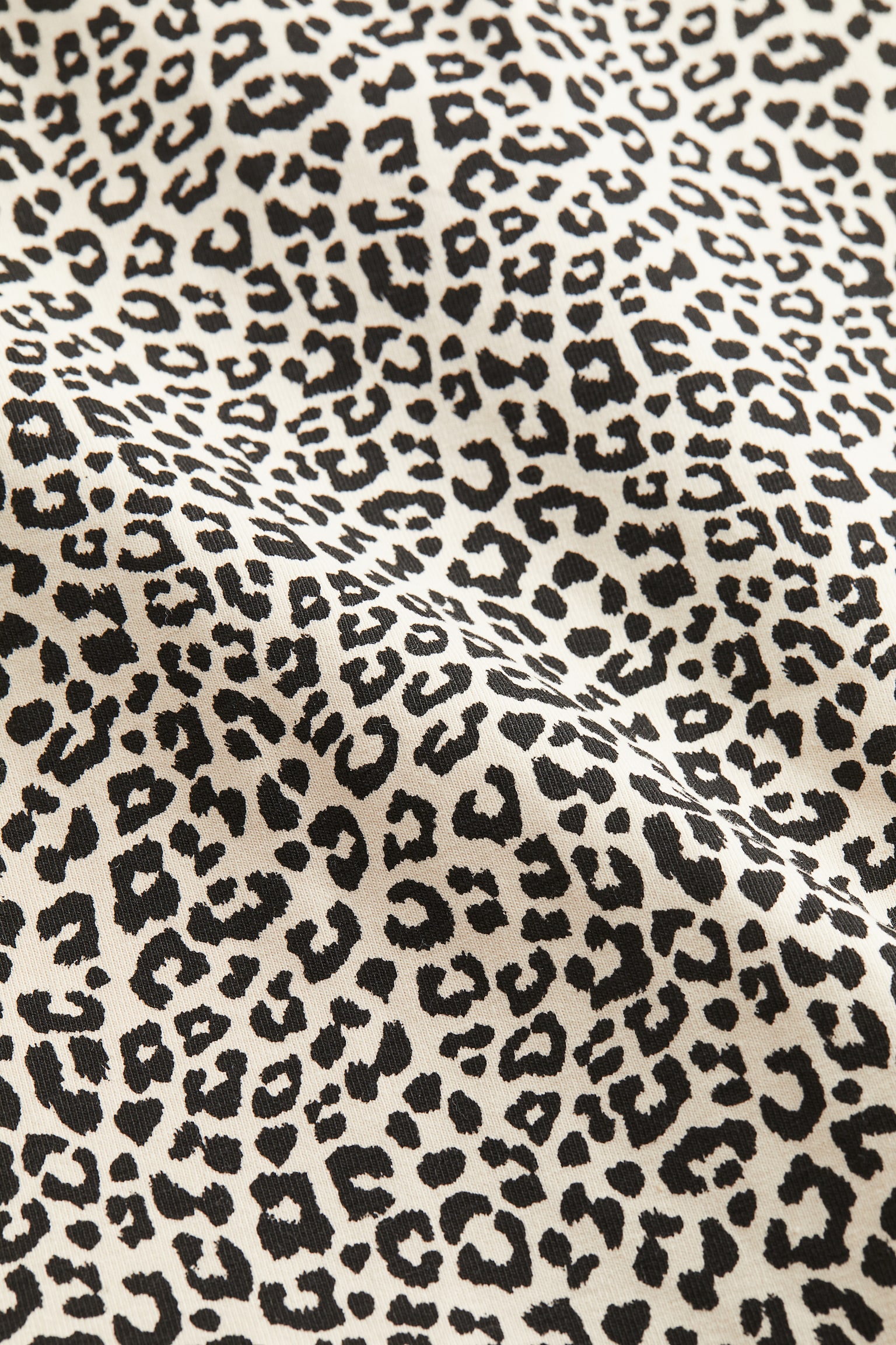 Robe trapèze en jersey - Beige clair/motif léopard/Violet clair/fleuri/Blanc/rayé/Noir/blanc/Blanc/rose/fleuri/Noir/pois - 2