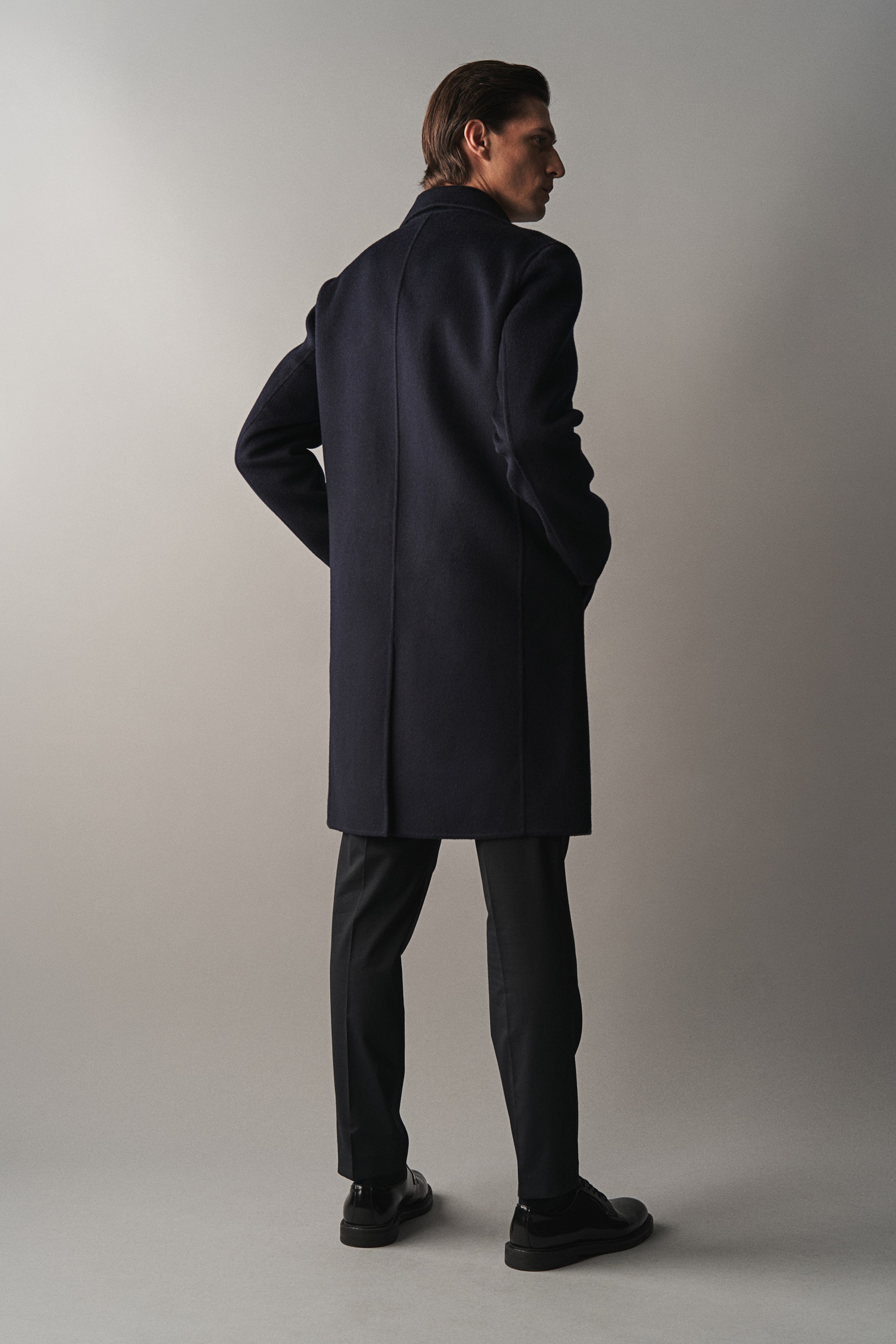 Wool coat - Navy blue - Men | H&M GB 6