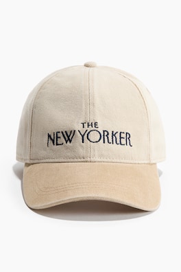 Embroidered cotton cap
