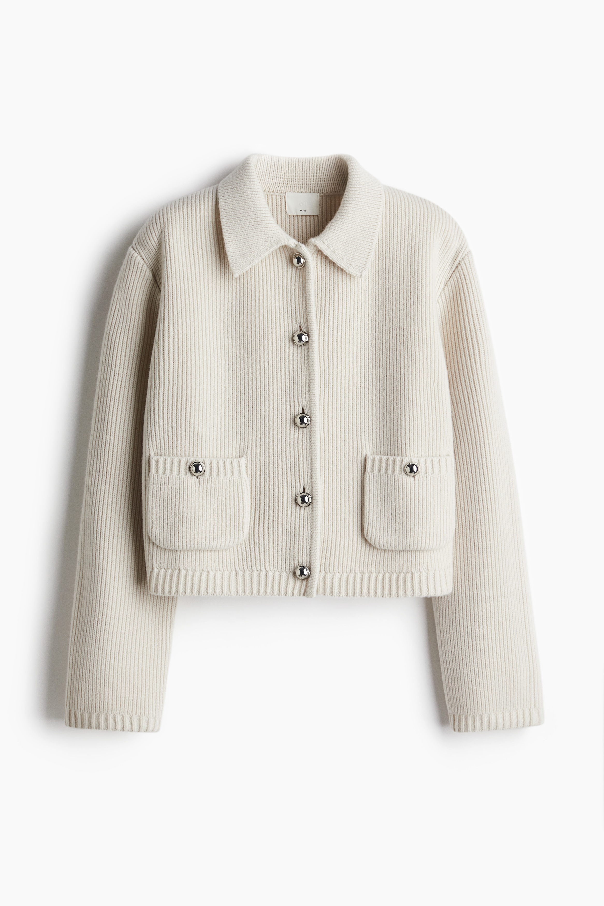 Rib-Knit Wool Cardigan from H&M - $58.99