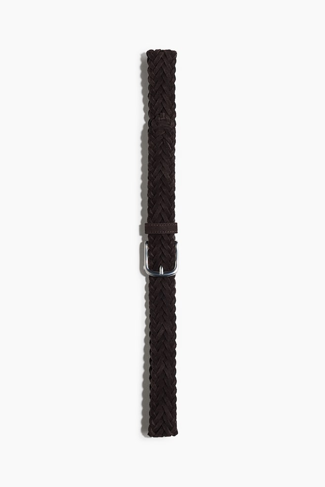 Braided belt - Dark brown/Black - 1