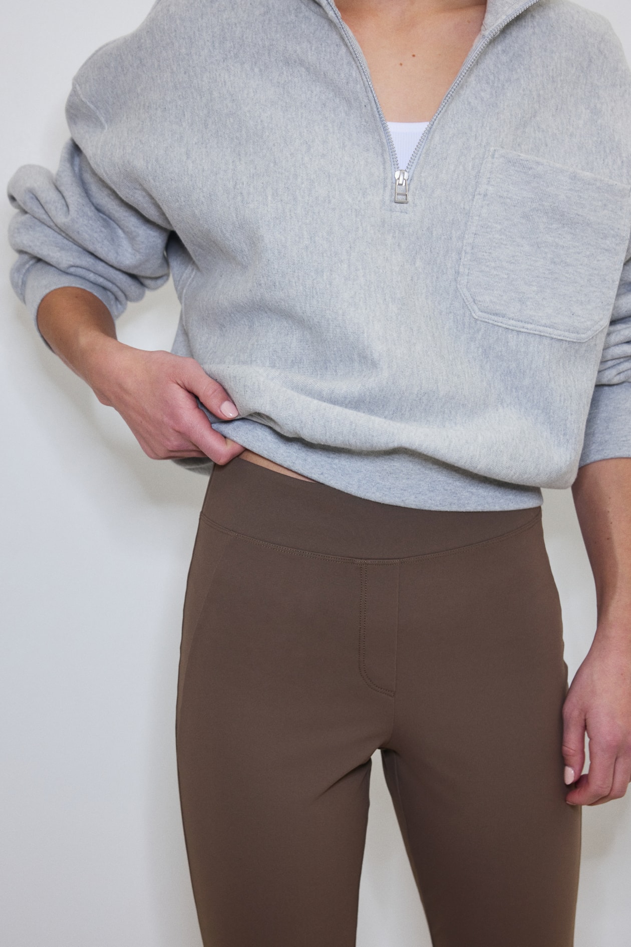 Four-Way Stretch Flared Pants - image 3