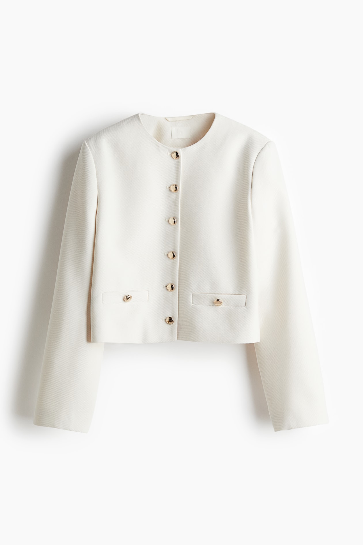 Short jacket Cream Ladies H&M GB