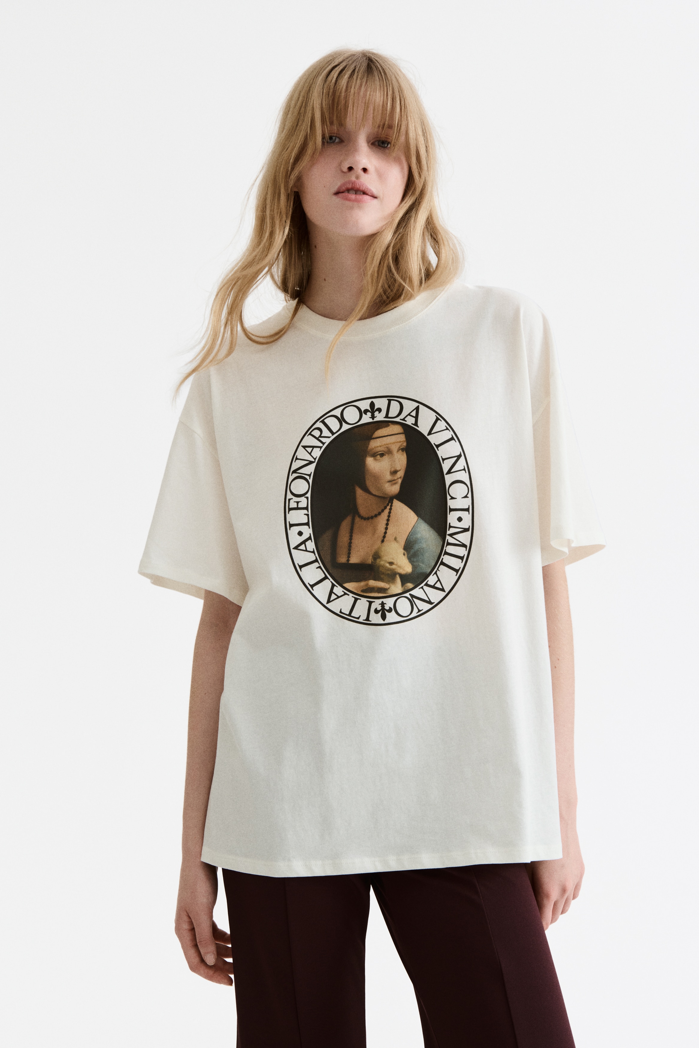 Oversized printed T-shirt