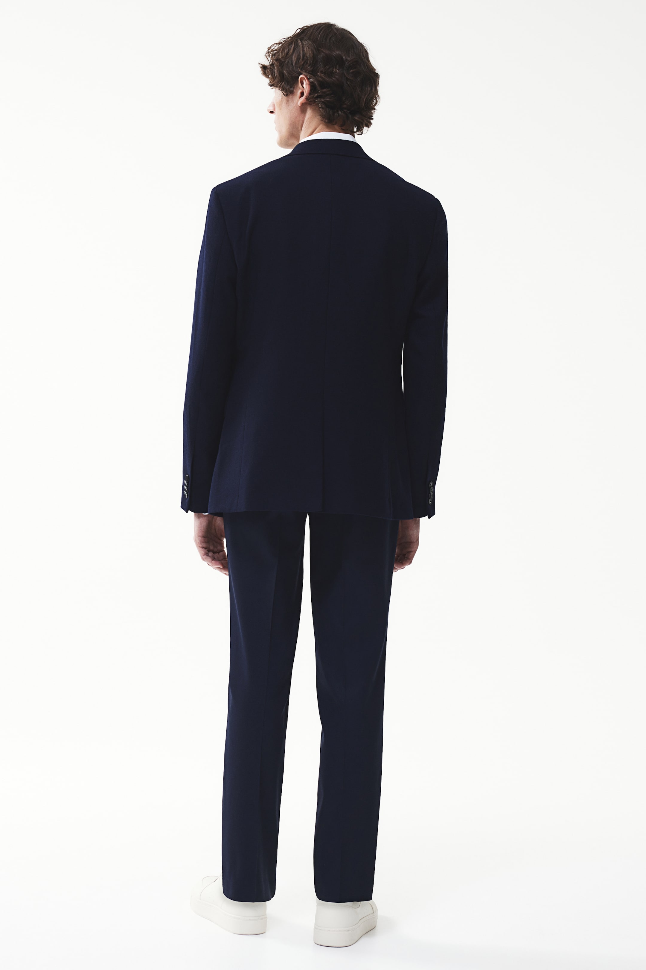 Regular Fit Suit trousers - Navy blue - Men | H&M GB 5