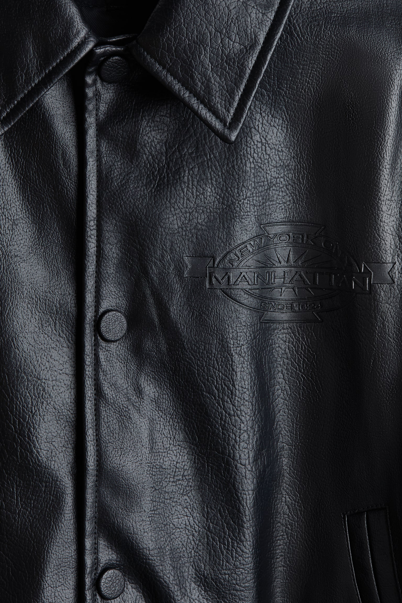 Мужская куртка H&M Blouson, цвет: Чёрный — фото 7