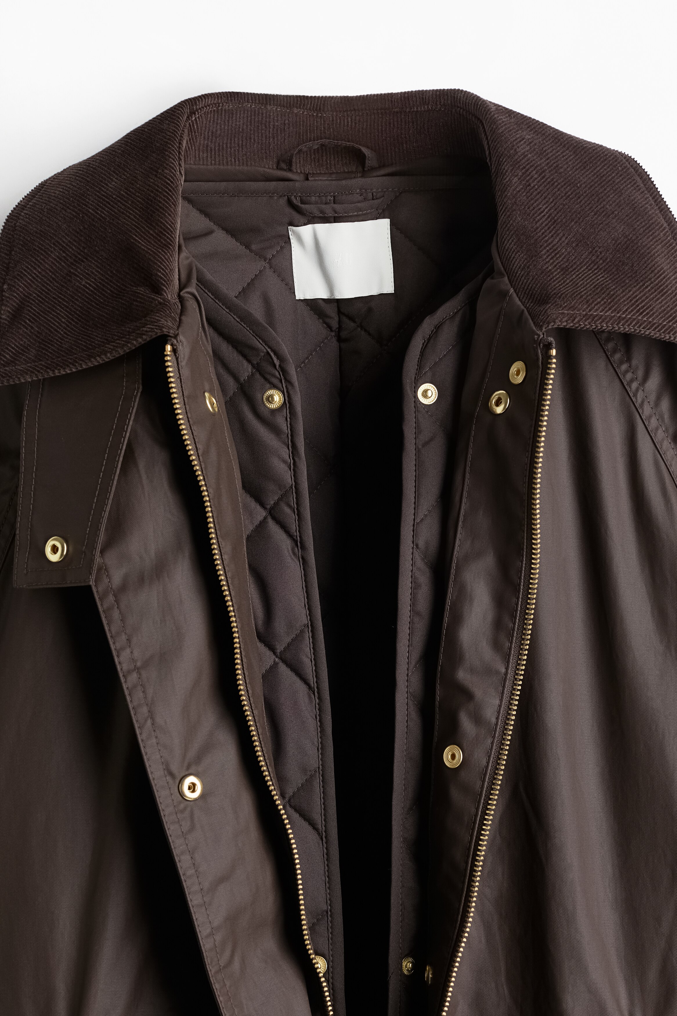 Waxed coat