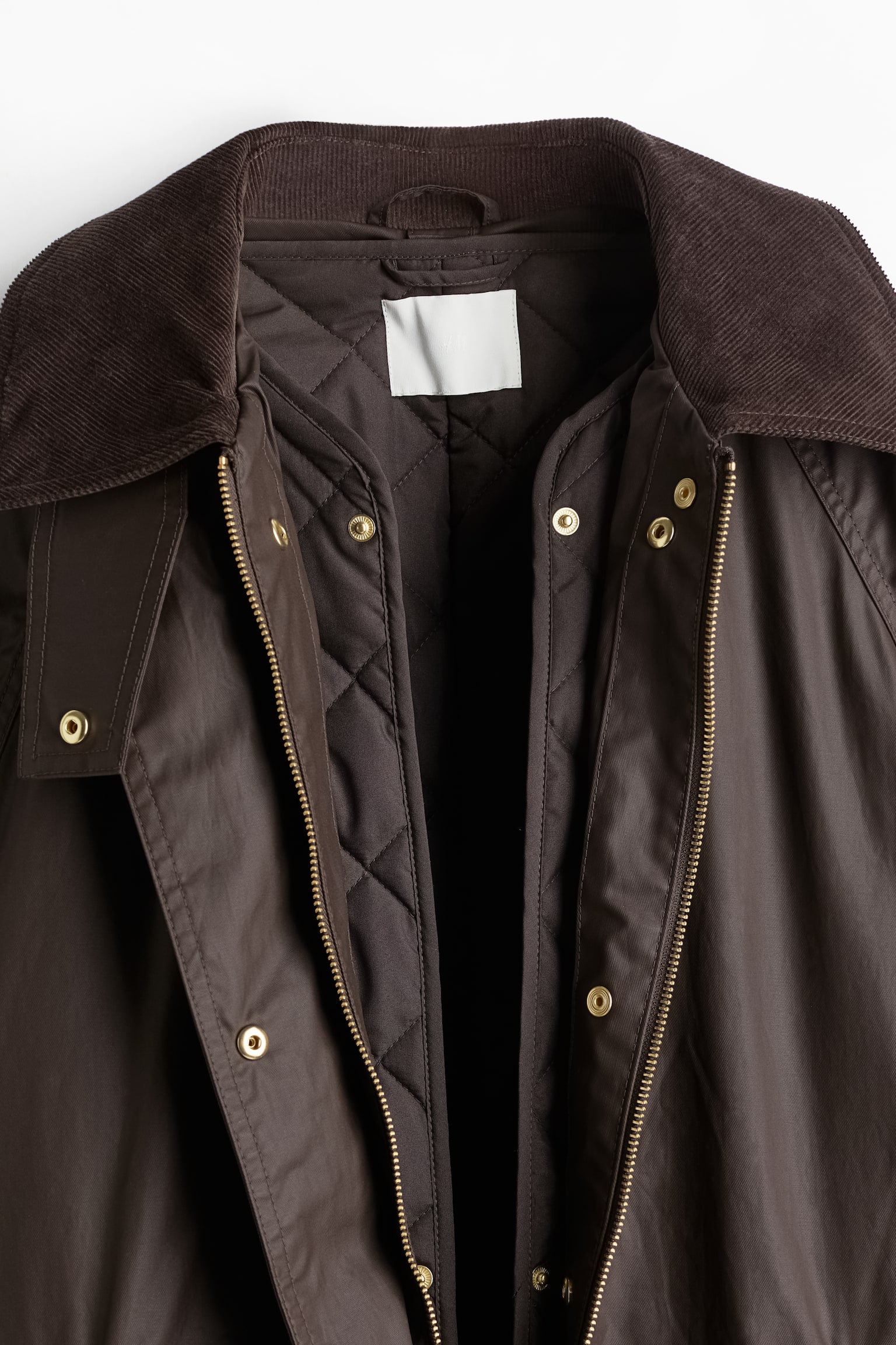 Waxed coat - Dark brown/Black - 7