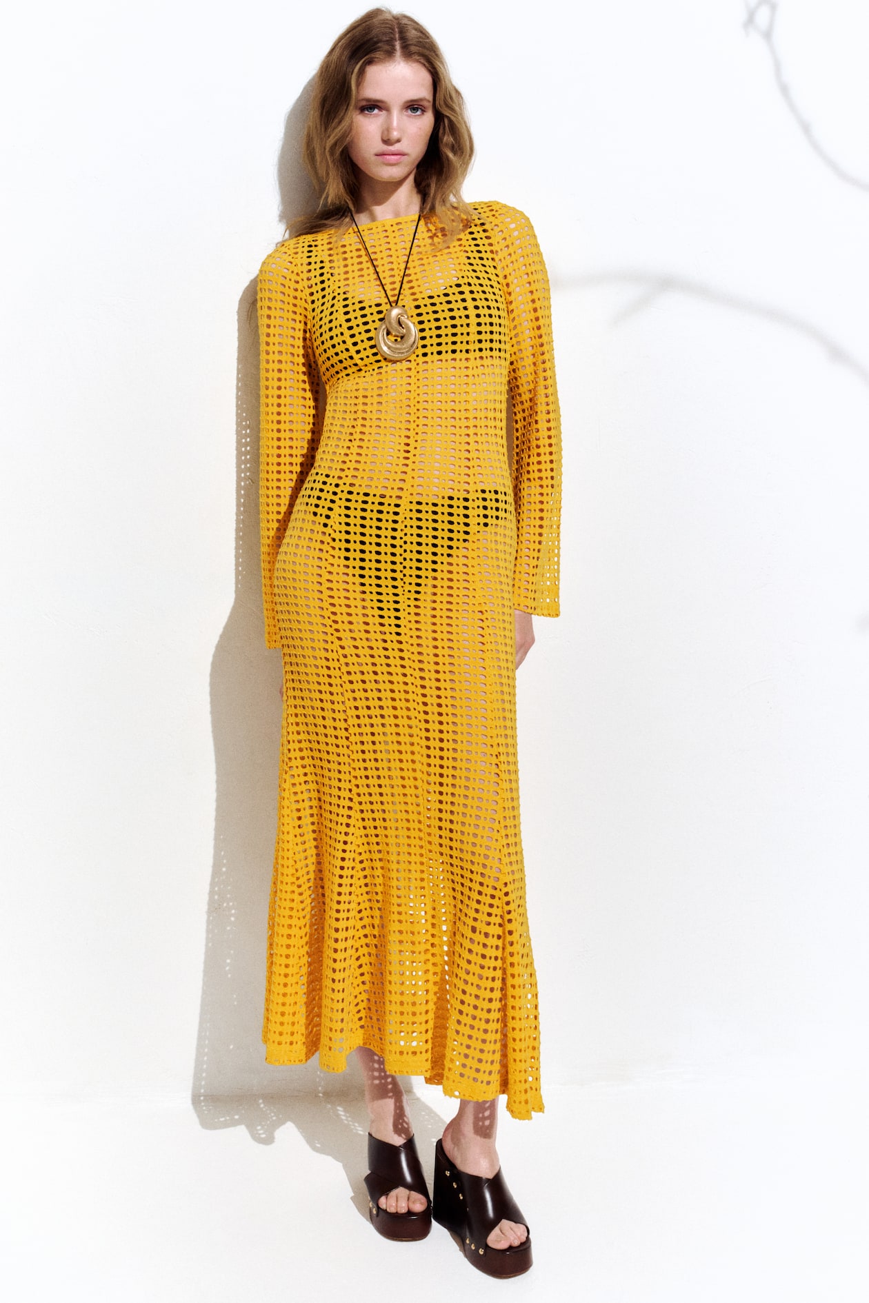 Pointelle-Jersey Maxi Dress - image 2