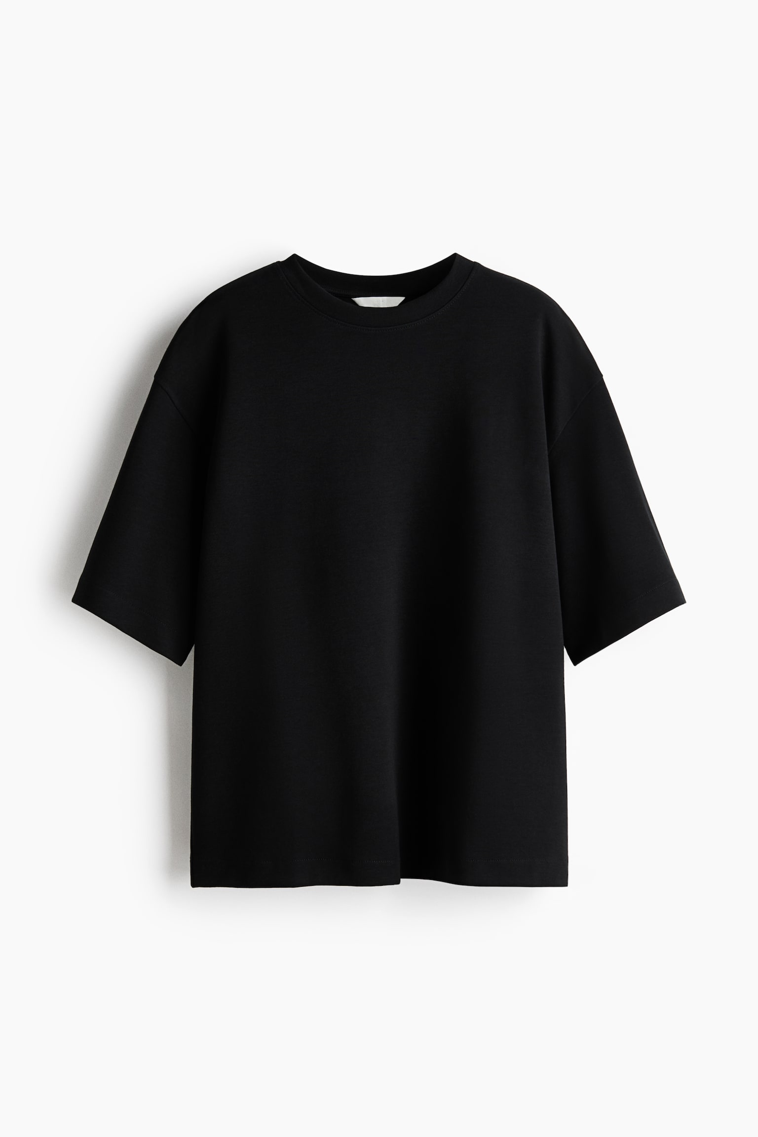 Женская футболка H&M Interlock, цвет: Чёрный — фото 1
