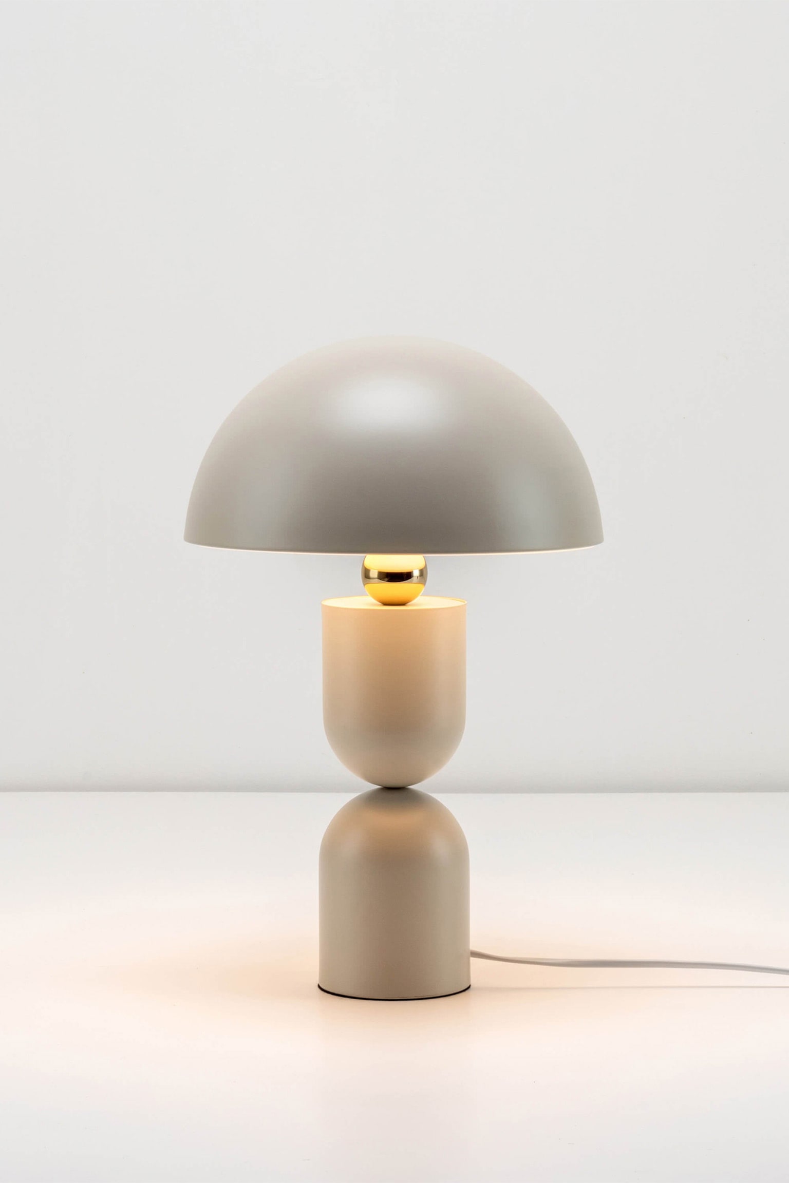 Mushroom Table Lamp - Sand - 1