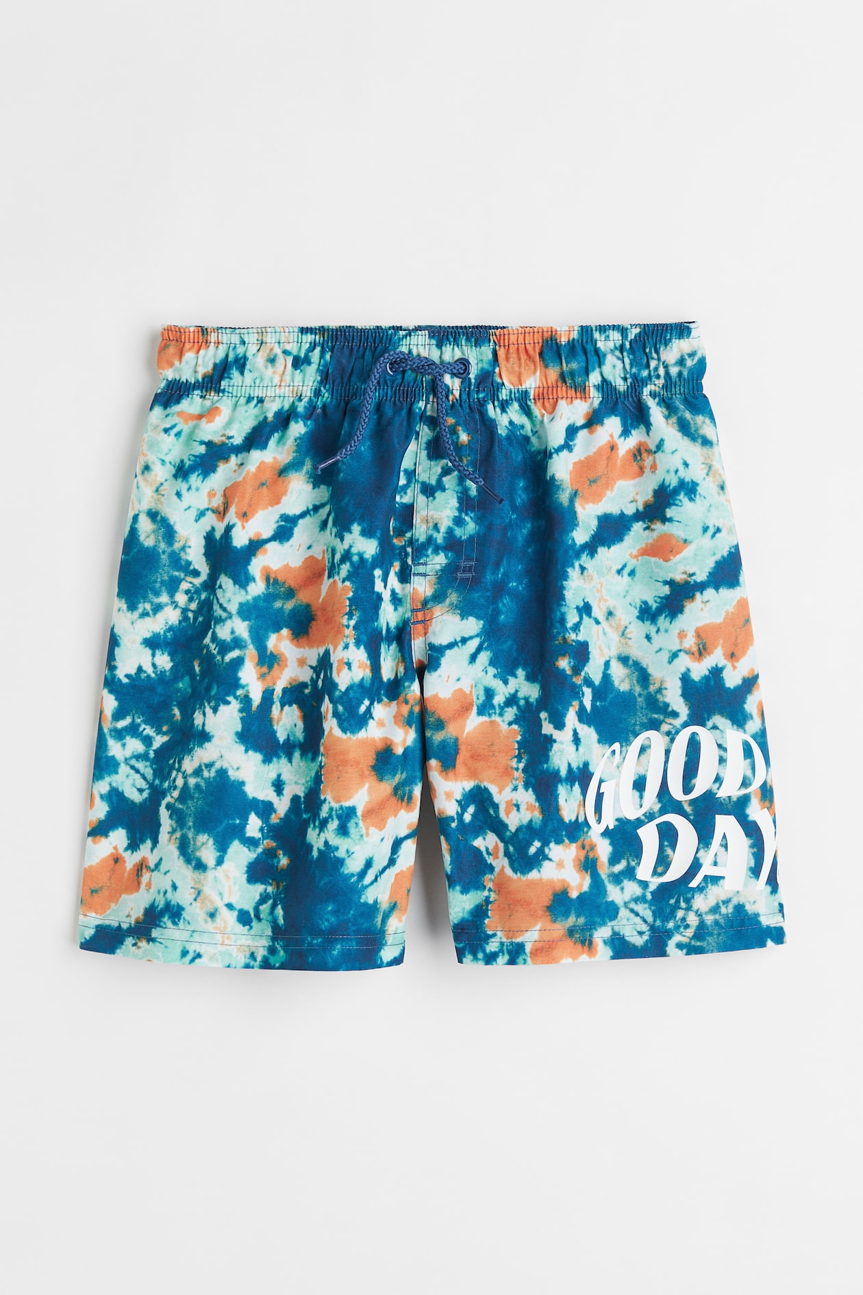 Patterned Swim Shorts - Regular waist - Short - Blue/patterned - Kids ...