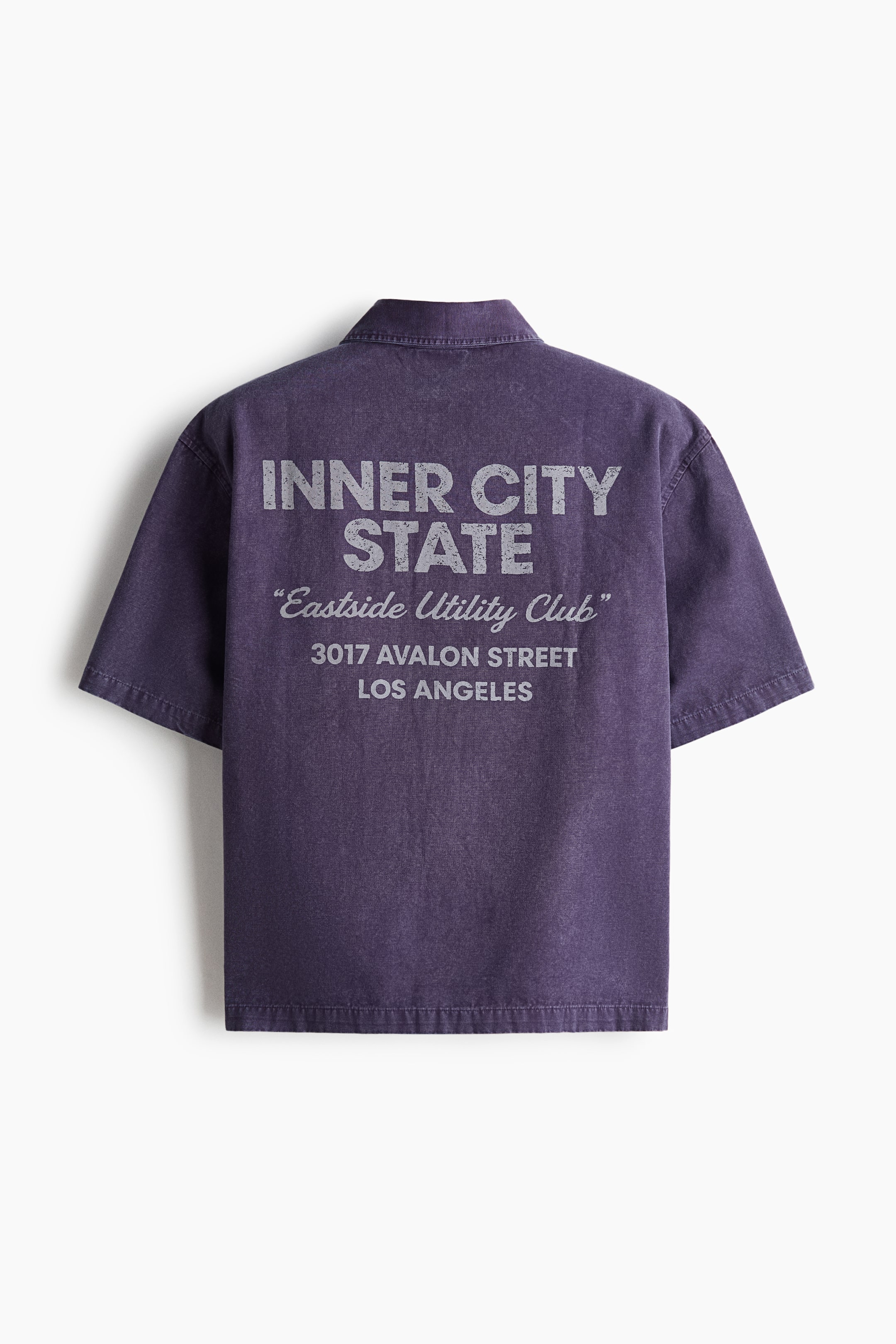 Relaxed-Fit Short-Sleeved Cotton Shirt