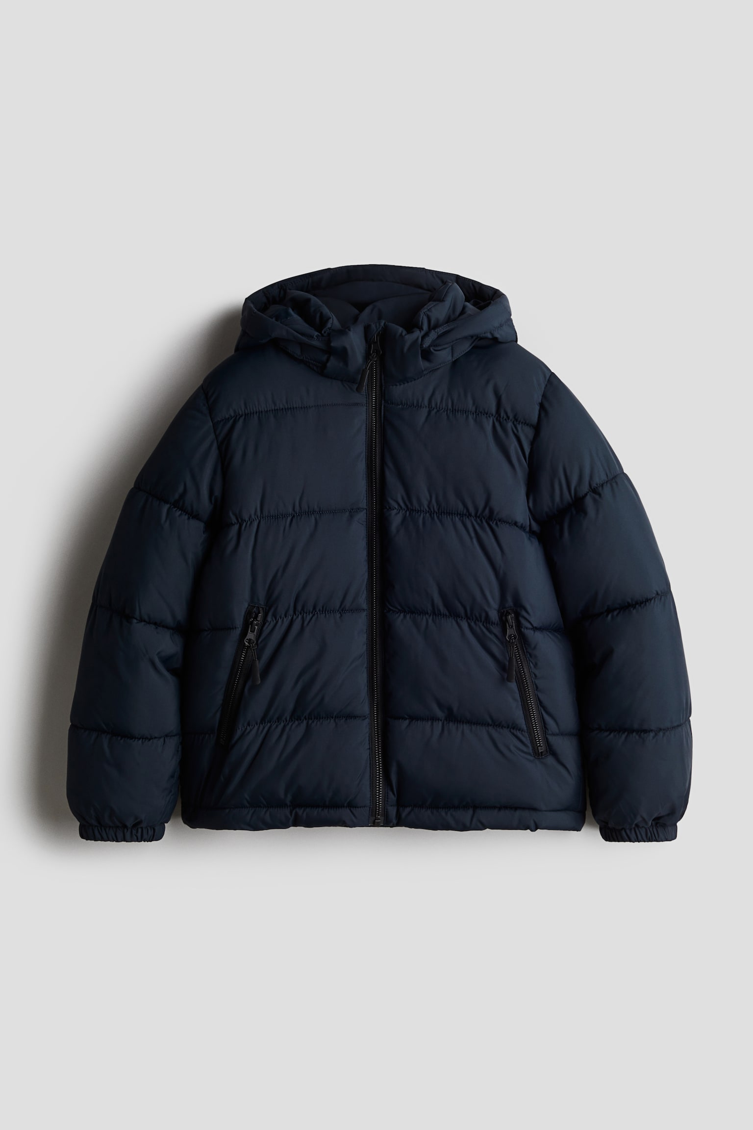 Puffer jacket - Navy blue/Black/Dark grey - 1