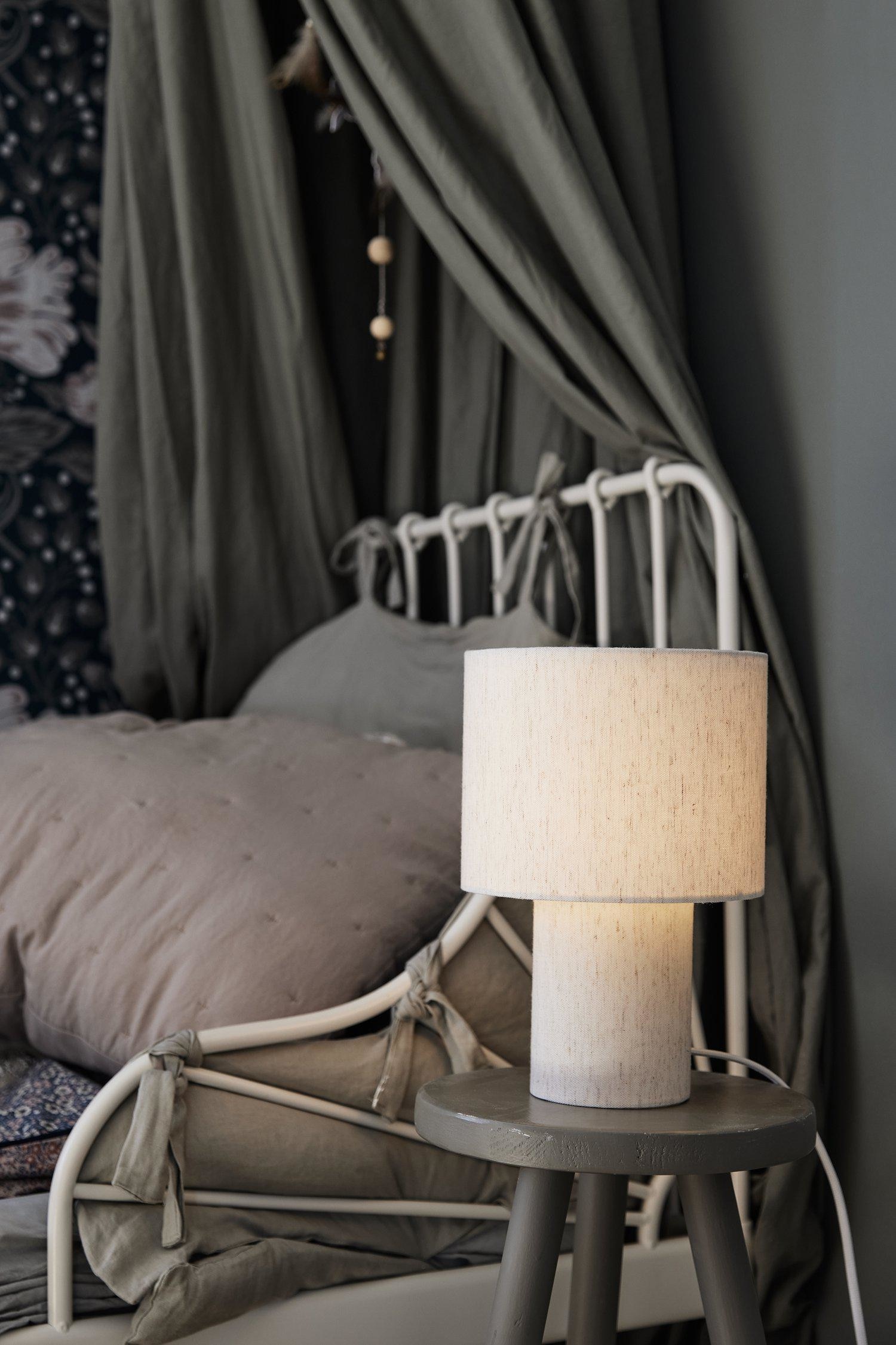 Leah Tafellamp 28cm - Beige