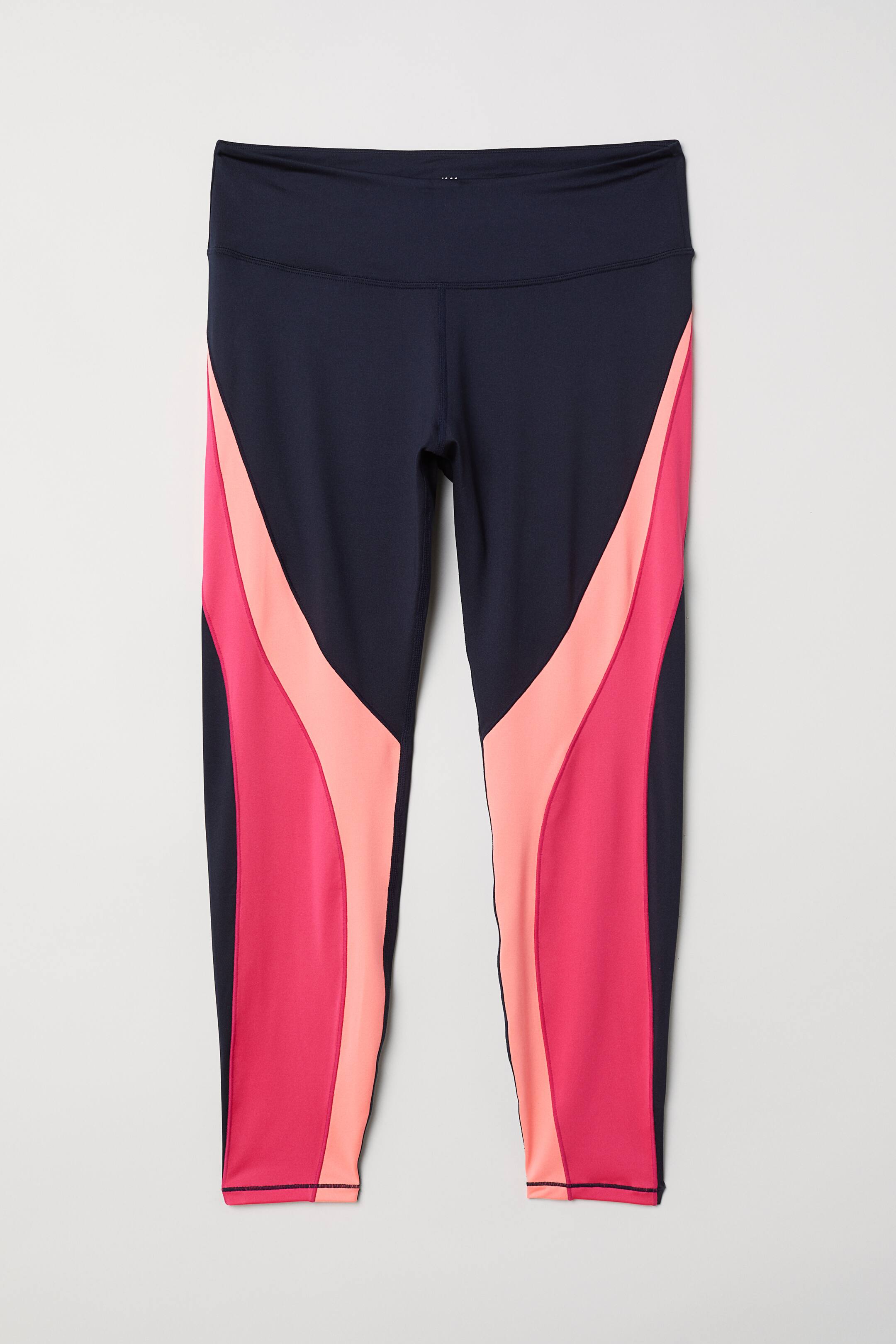 Vis større bilde: H&M+ Treningstights - Mørk blå/Magenta - Ladies | H&M NO 1