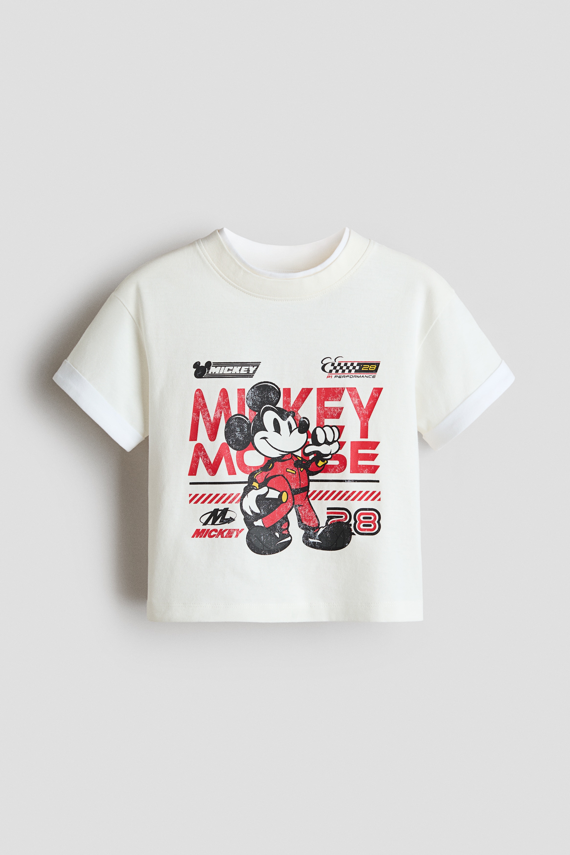 Áo thun in hình kiểu xếp lớp - Màu kem/Chuột Mickey/Màu xanh dương đậm/Toy Story/Màu trắng/Toy Story/Màu tím nhạt/Toy Story/Màu đen/Toy Story/Màu đen/Chuột Mickey