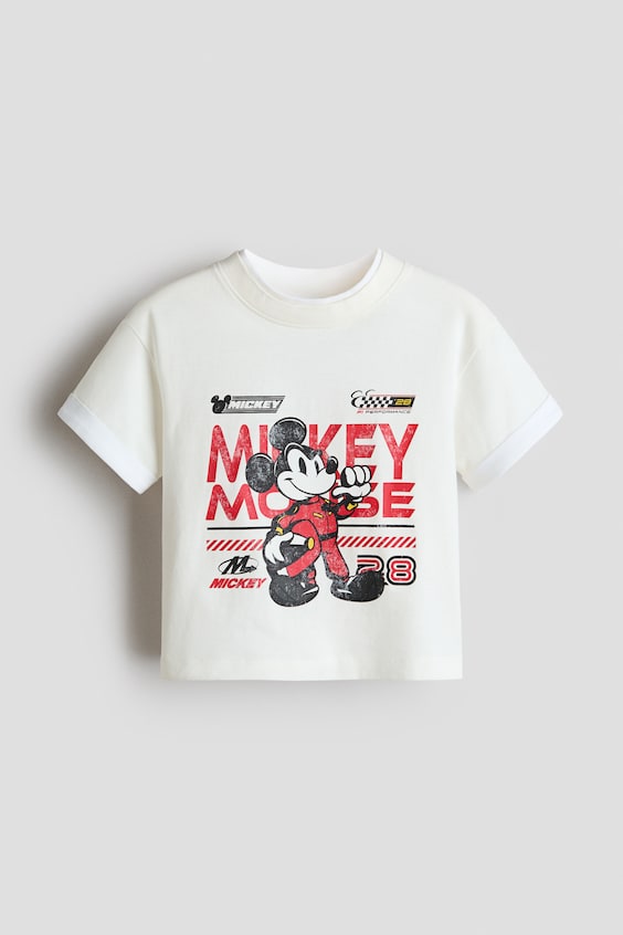 Детские футболки H&M Layered-Look Printed T-Shirt