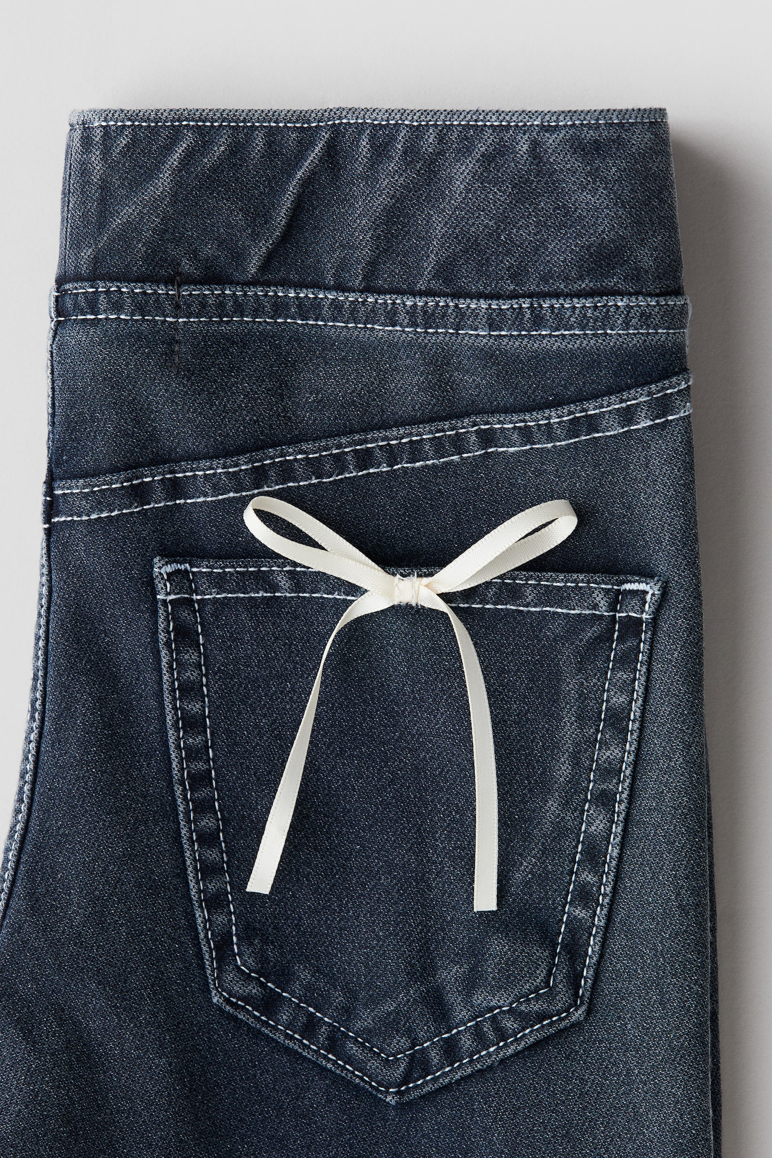 Flared jersey trousers - Dark denim blue/Denim blue/Denim blue/Dark grey/Light denim grey/Pale denim blue/Black - 2