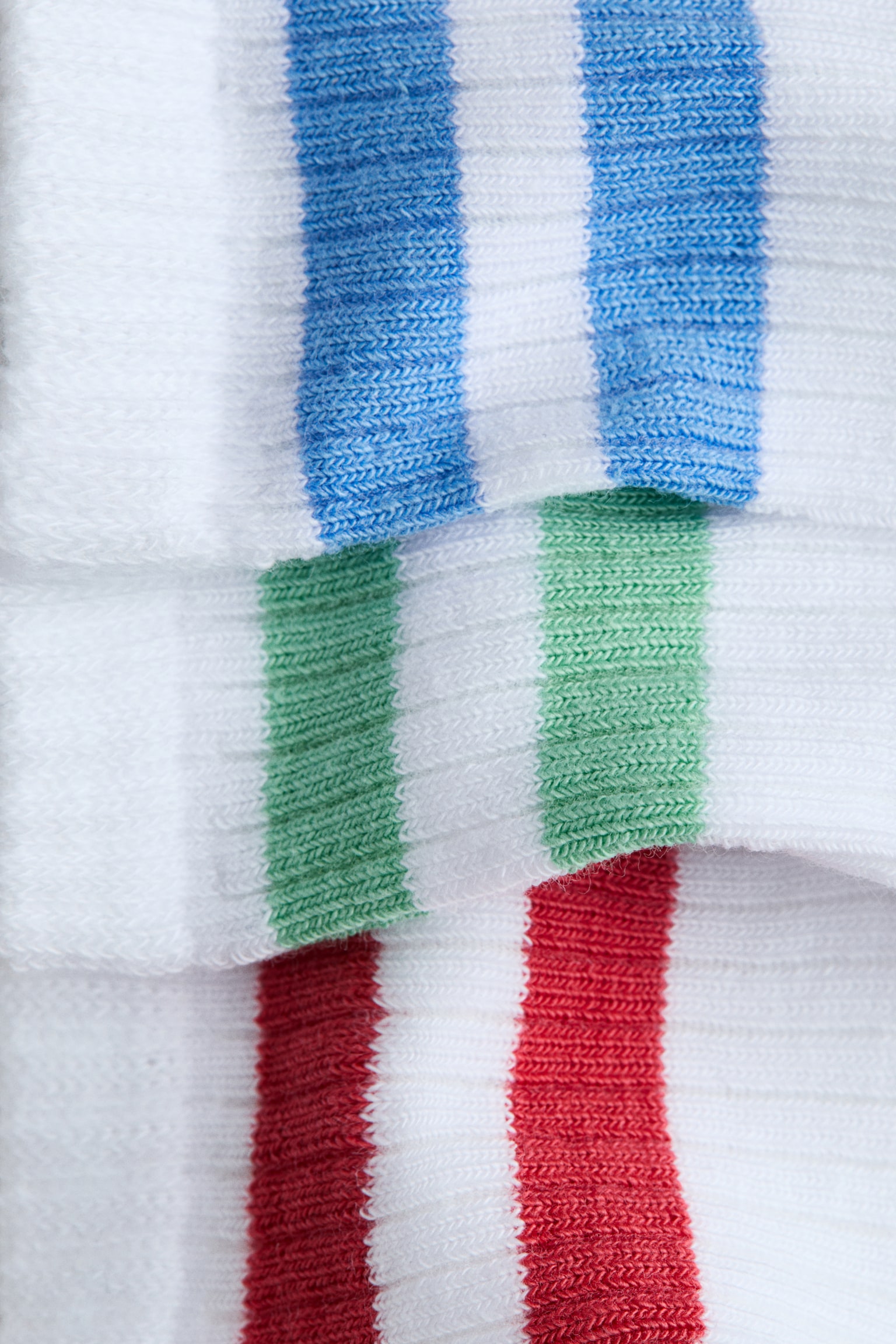 3-pack socks - White/Striped/Light pink/Yellow/White/Striped/White/Dark grey/Beige/Teddy bear/Beige/Animals/Grey/White - 2