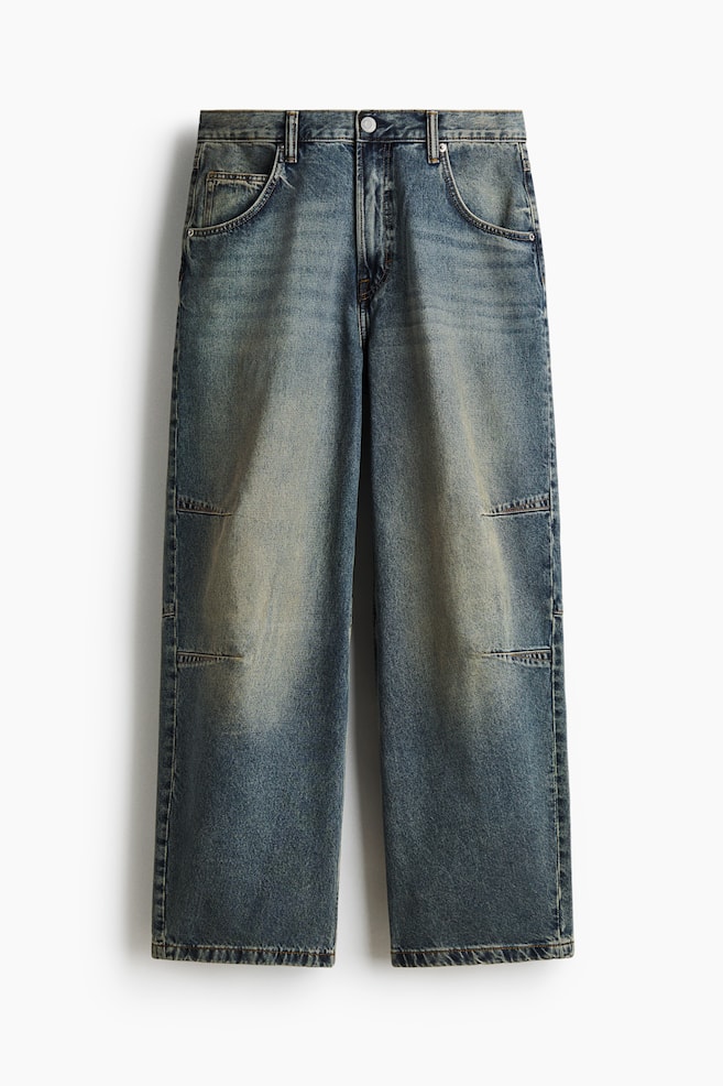 Baggy Darted Jeans - Dusty denim blue/Black/Denim gray/Dark denim blue/Denim blue/Light denim blue - 1