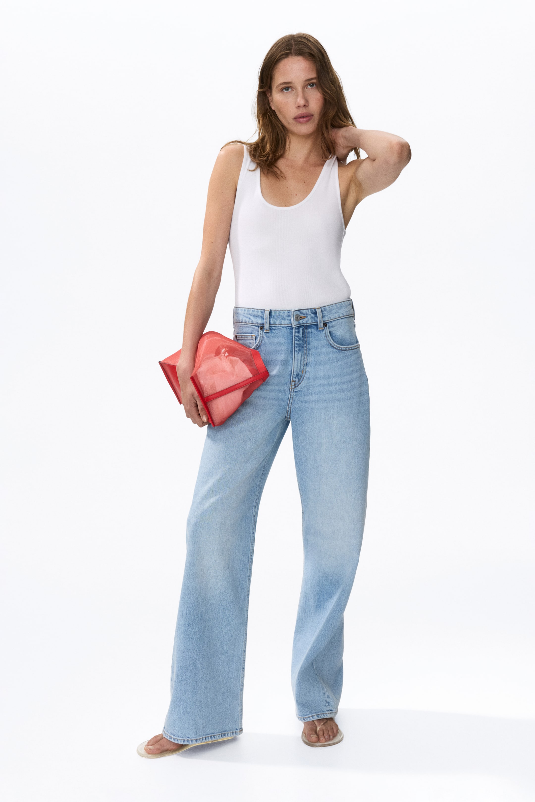 Silk-Blend Ribbed Tank Top