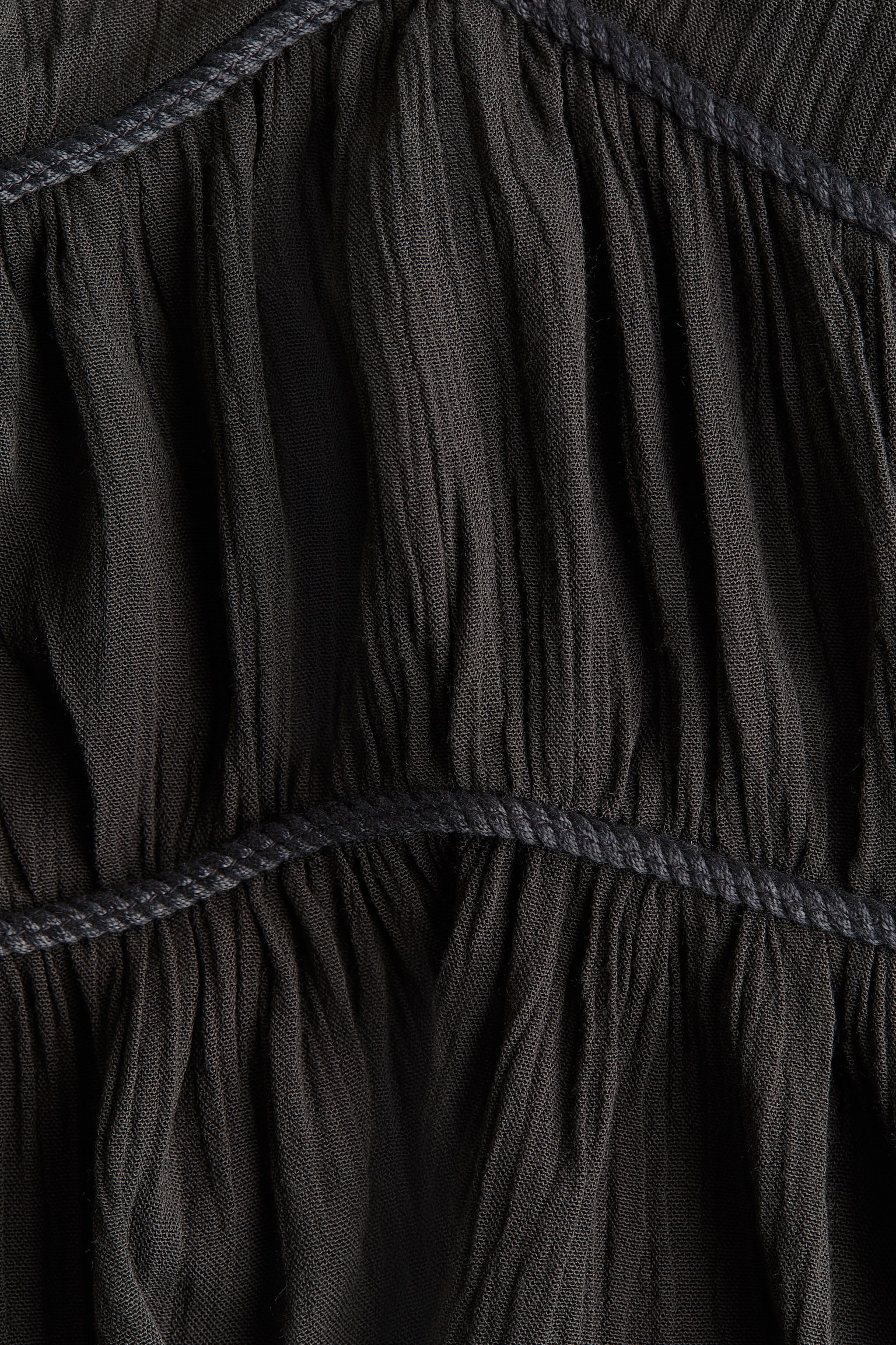 Женский топ H&M Braid-Detail Strappy Top, цвет: Тёмный серый — фото 2