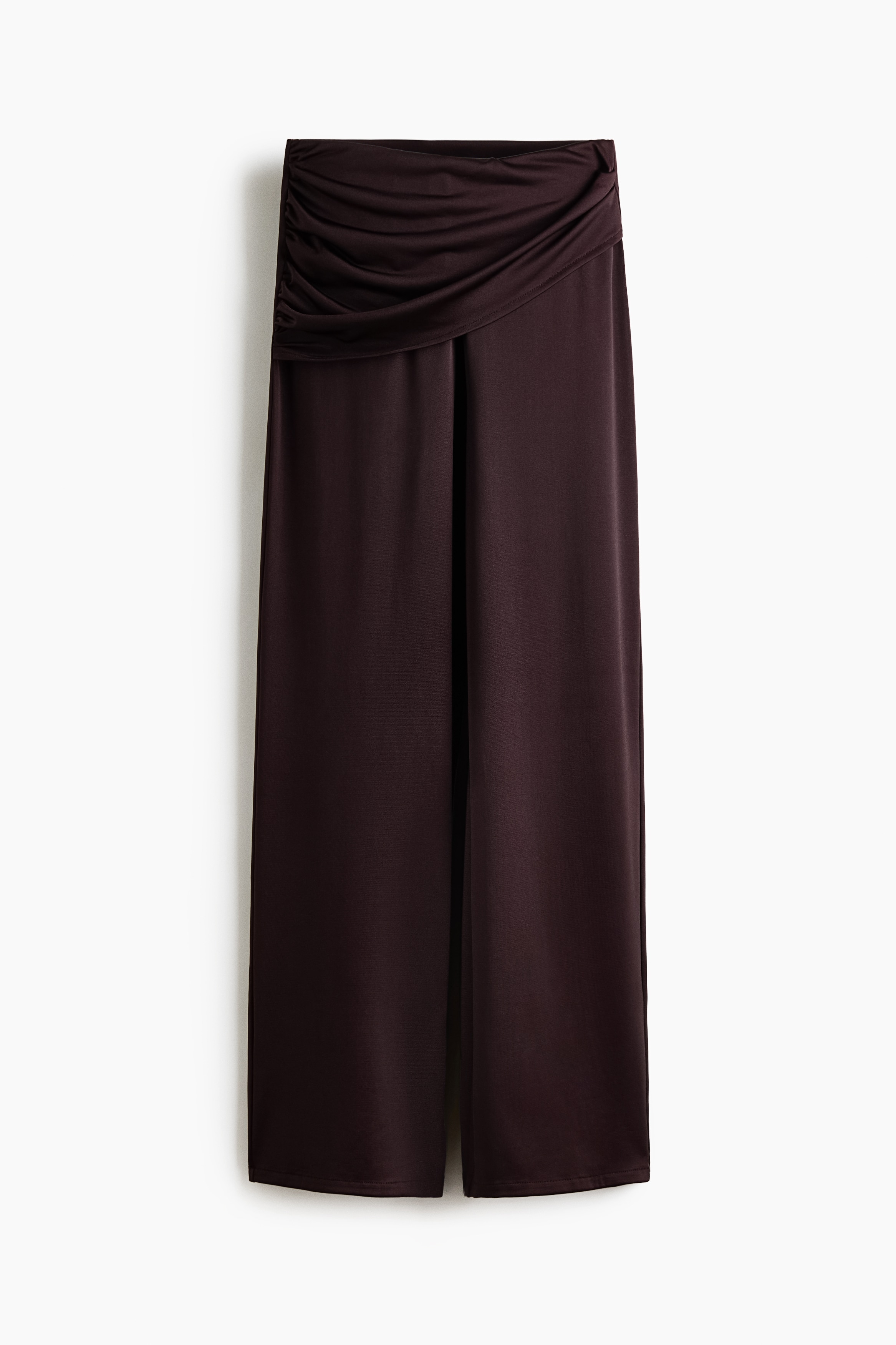 Pantaloni ampi a strati - Marrone scuro