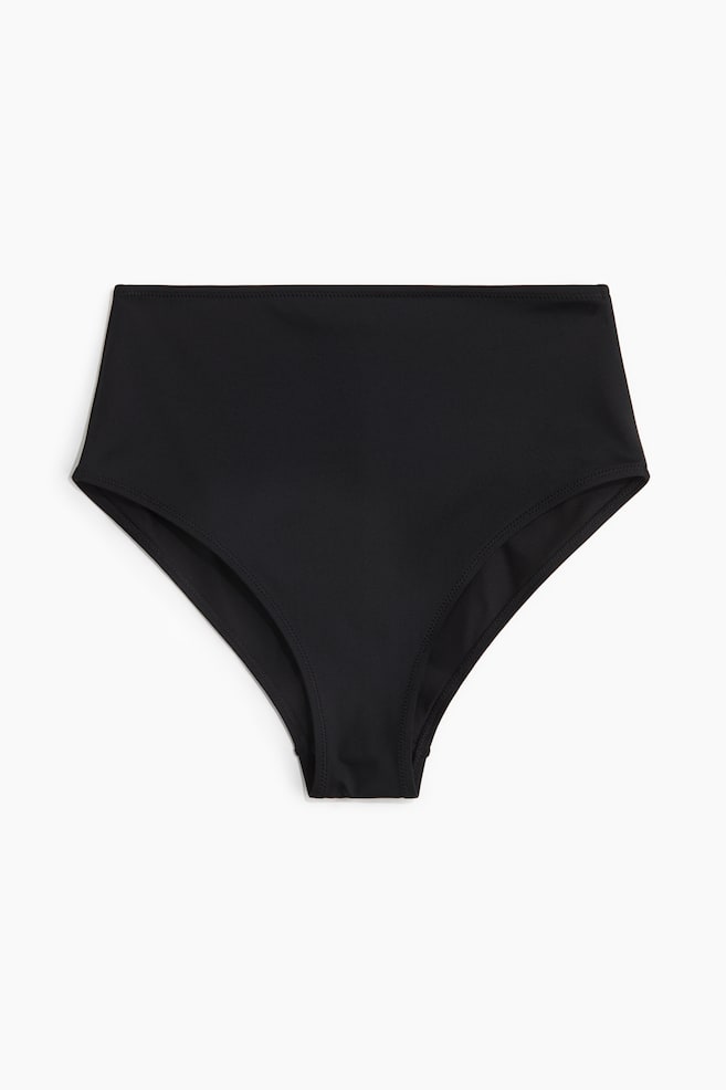 High Waist Bikini bottoms - Black/Dusty blue/Blue/Dusty green/White/Blue patterned - 1