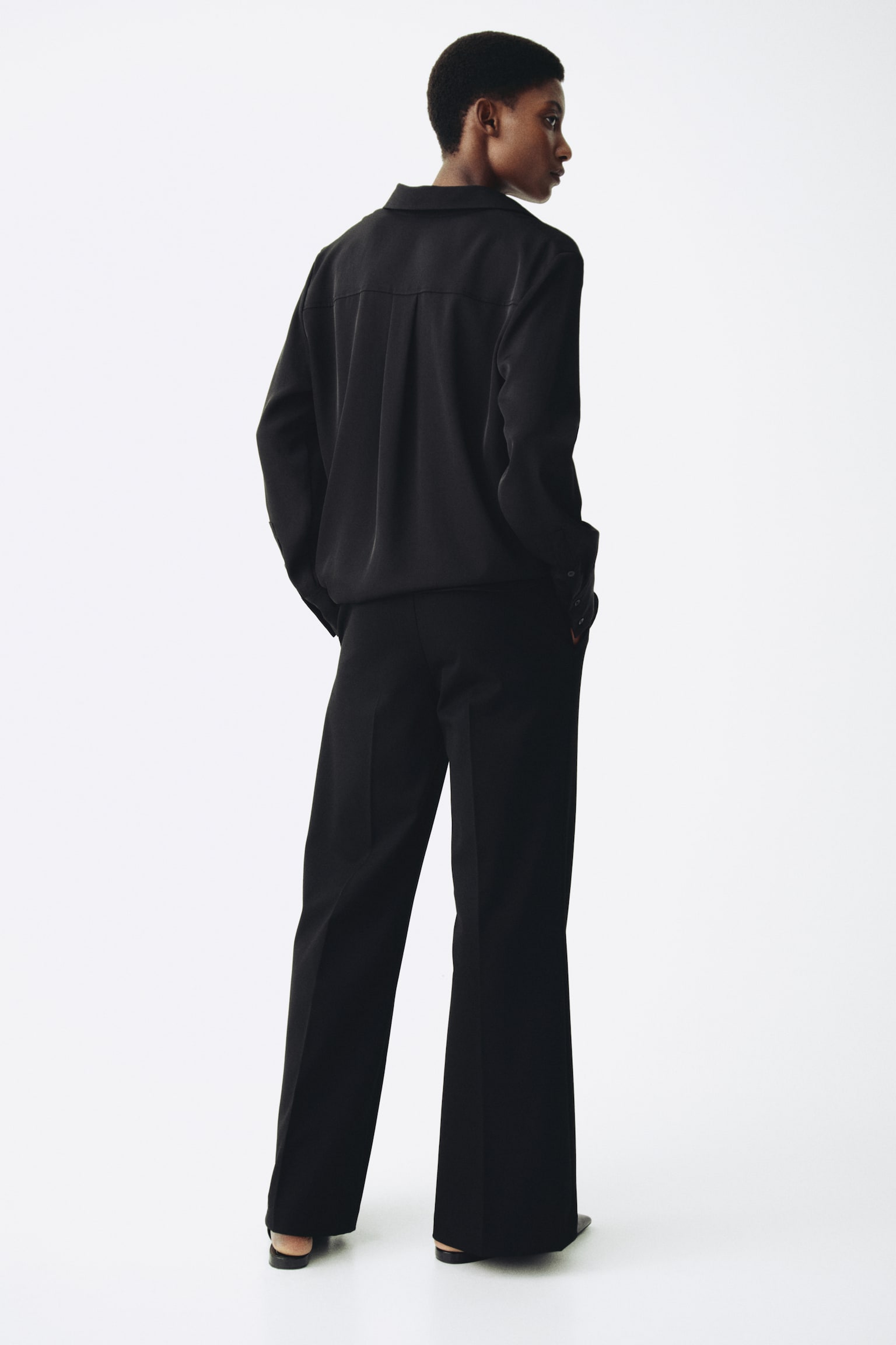 MAMA Bootcut trousers - Black - 3