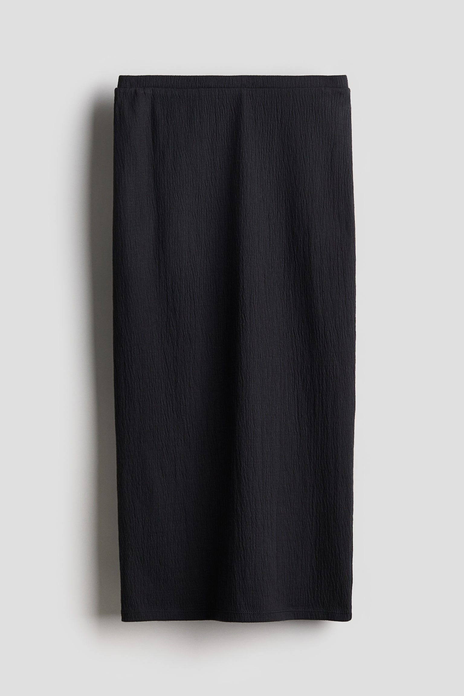 Jersey maxi skirt - Black/White - 1