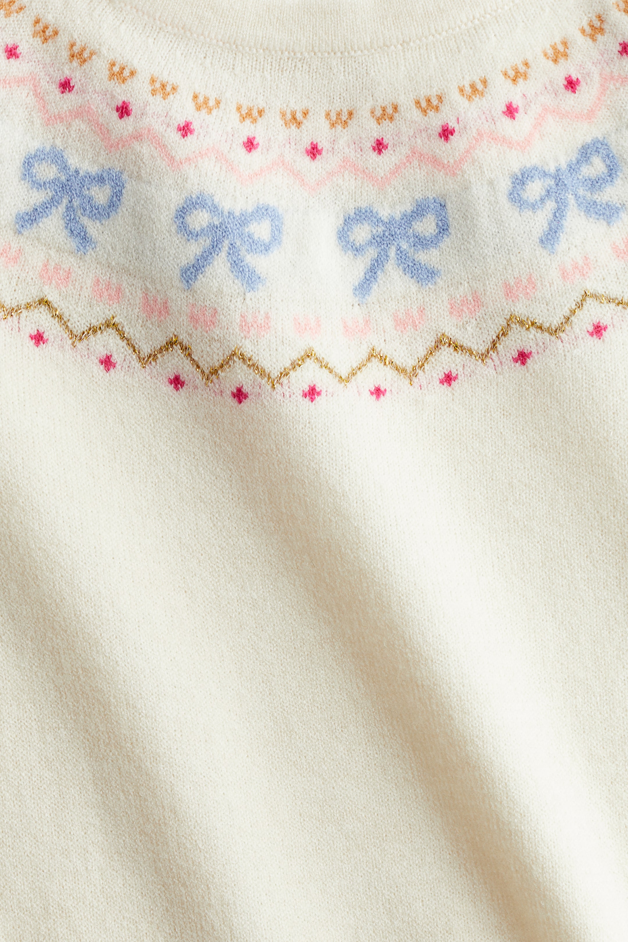 View larger image: Knitted jumper dress - Cream - Kids | H&M GB 2