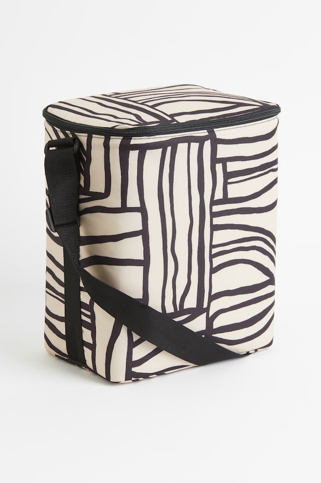 Cool bag with a shoulder strap - Black/Red - 1