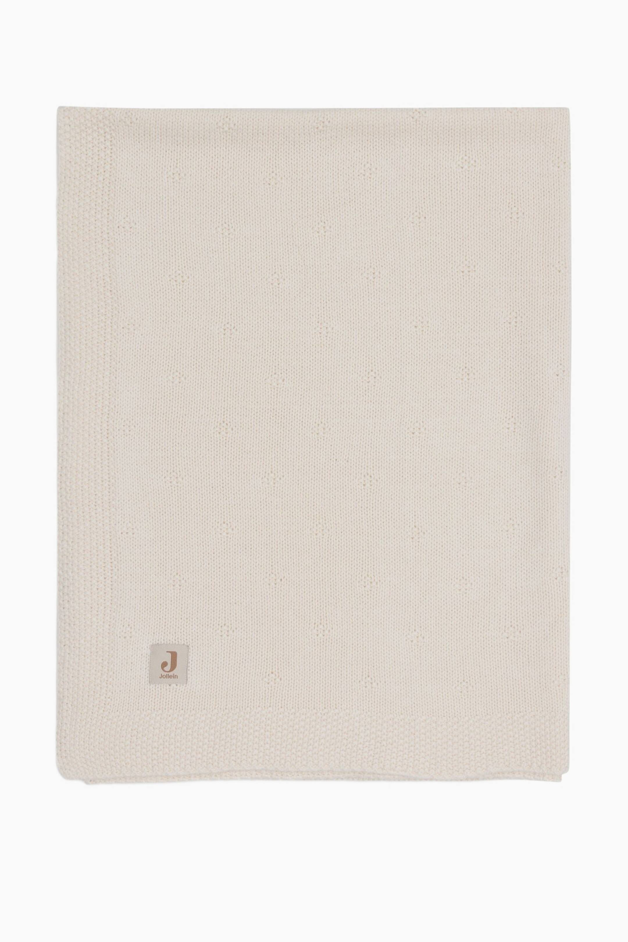 View larger image: Blanket 100x150 - Cosy Knit - Ivory - Jollein - Home All | H&M GB 2