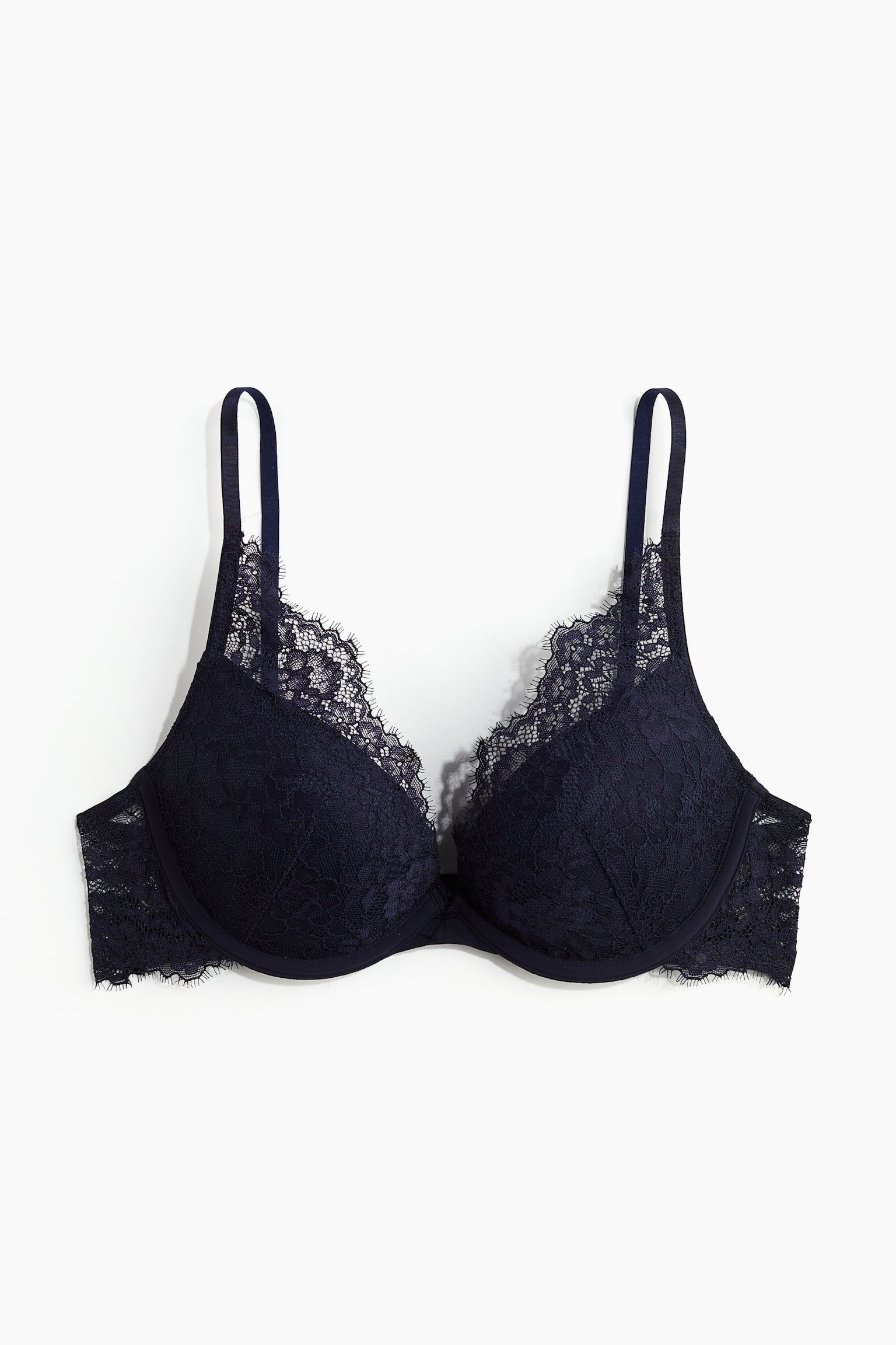 Lace super push-up bra - Navy blue/White/Dark red/Black/Dusty blue - 1