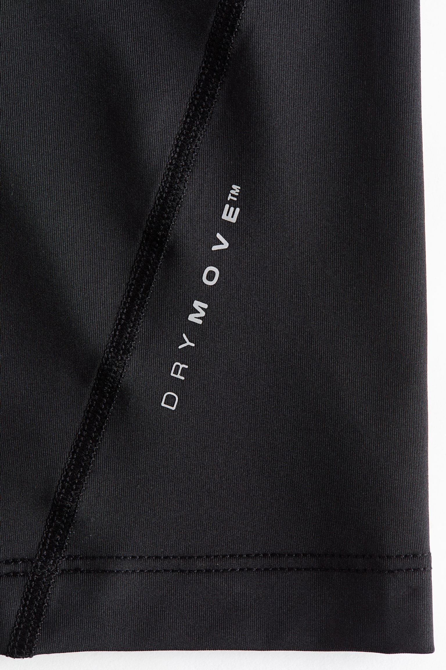 Мужская футболка H&M Move Compression-Fit Sports with DryMove™, цвет: Чёрный — фото 8