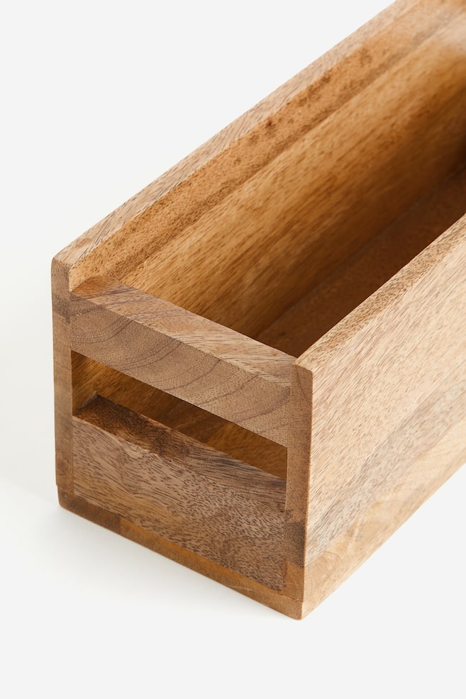 Boîte à épices en bois - Beige - 2